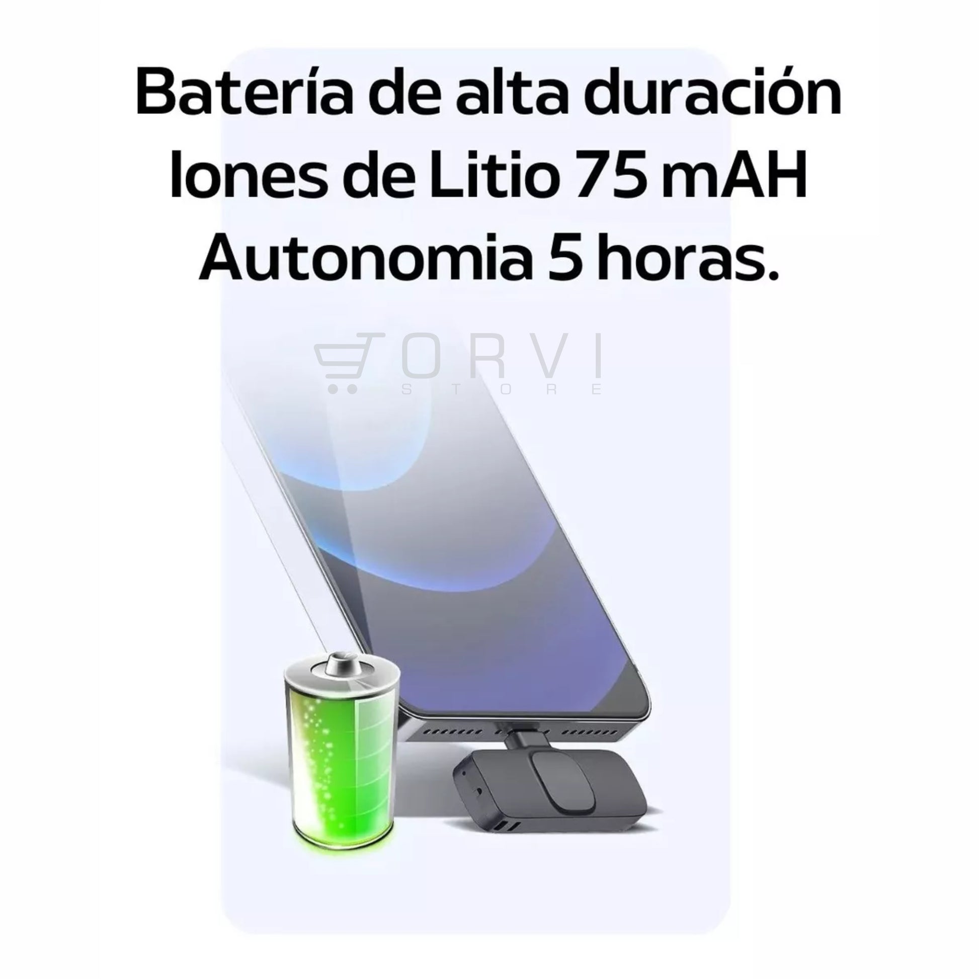 Micrófono Inalámbrico Solapa Para Tipo C O iPhone Celular