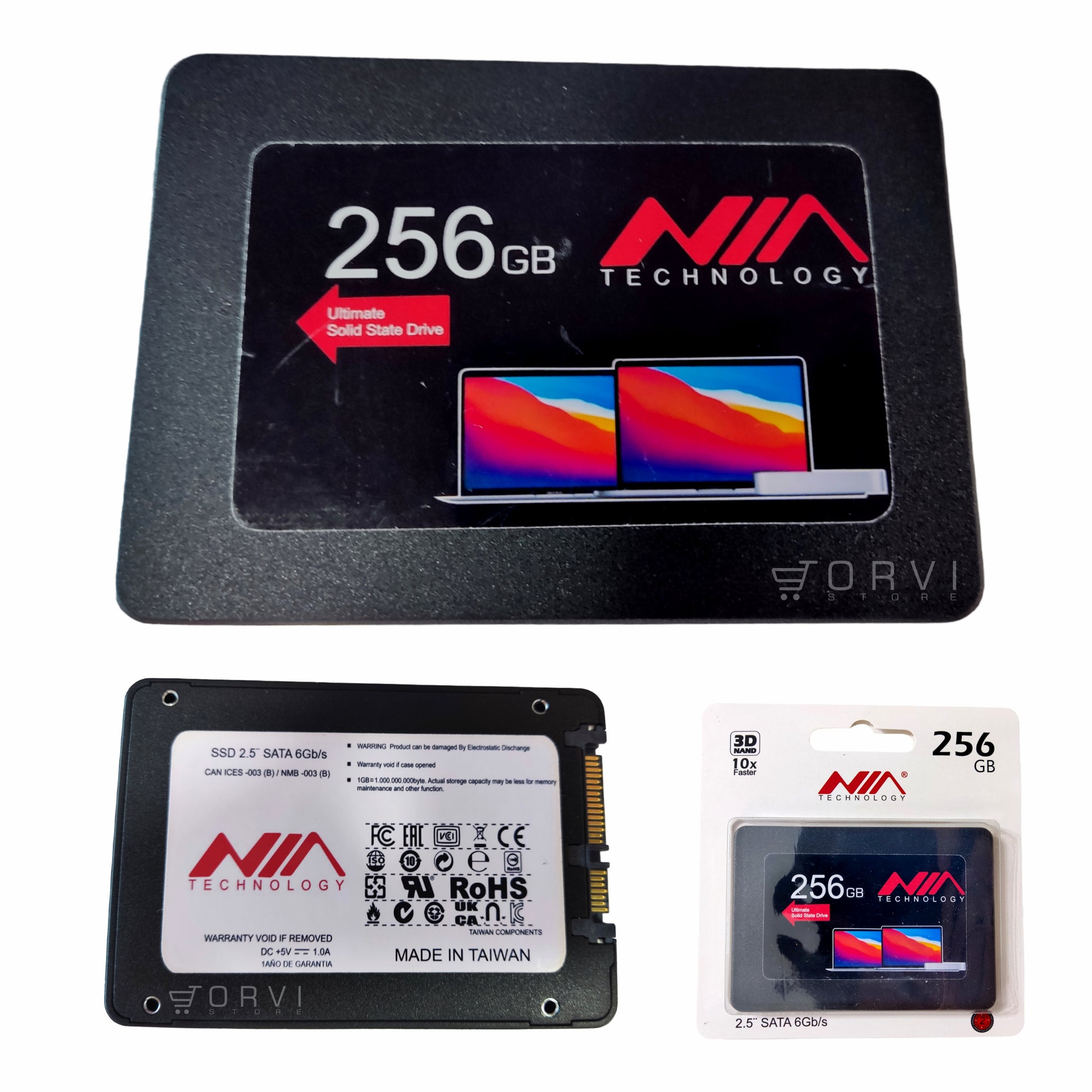 Disco Duro Estado Solido NIA 256gb SSD Sata 2.5 SATA 6 Gb/s