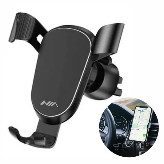 Soporte Holder Celular Carro Rejilla Air Gravedad Retráctil