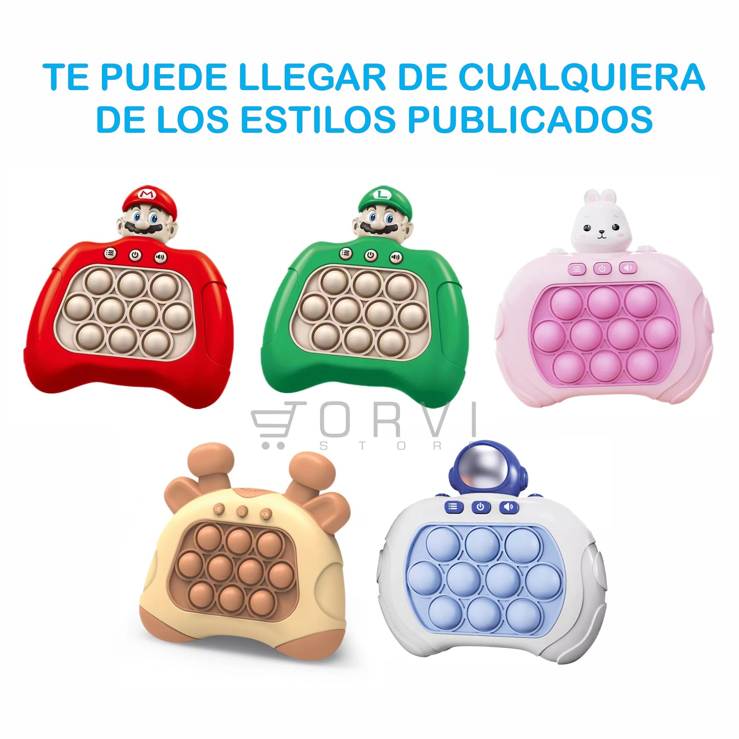Pop It Juguete Sensorial Electrónico Antiestrés Bubble con Luz