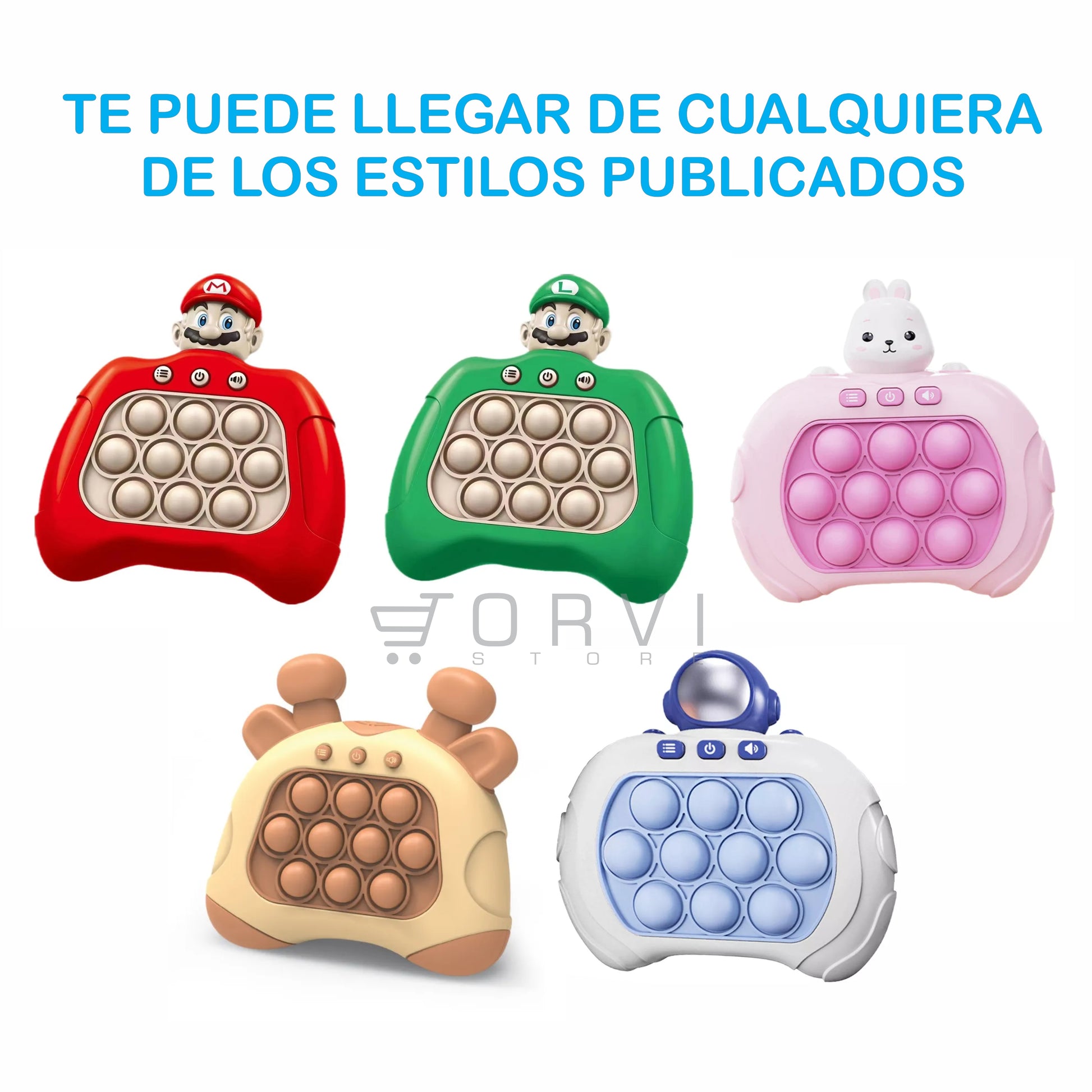 Pop It Juguete Sensorial Electrónico Antiestrés Bubble con Luz