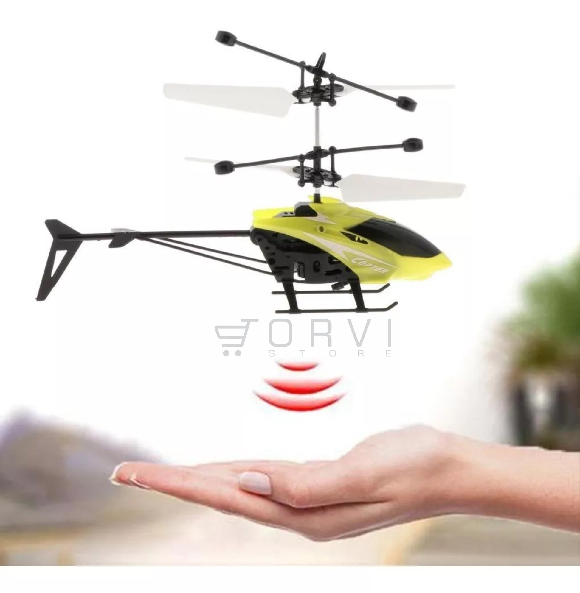 Helicóptero Dron Sensor Mano Sin Control Recargable