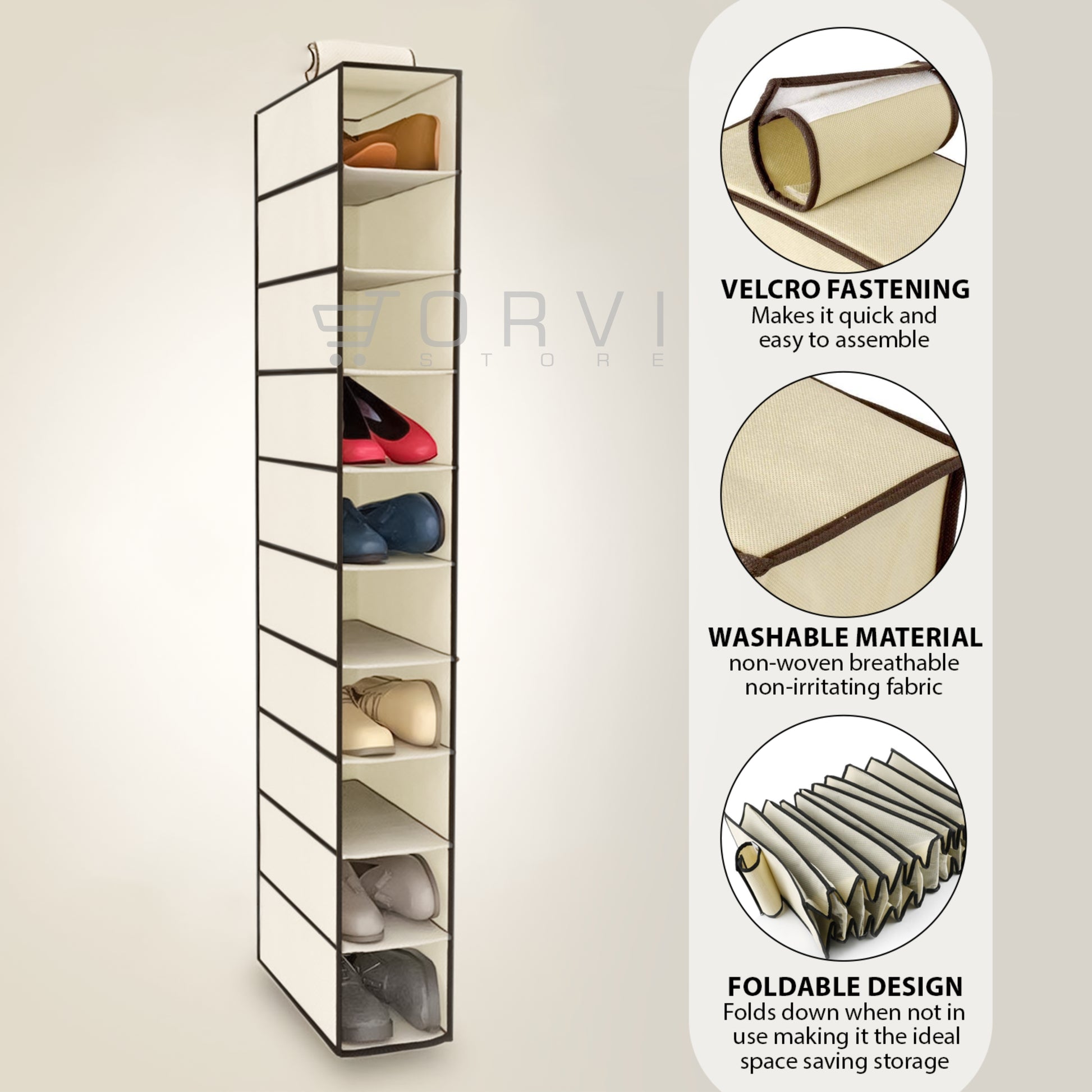 Organizador Tela Zapatos Armario Closet Zapatero