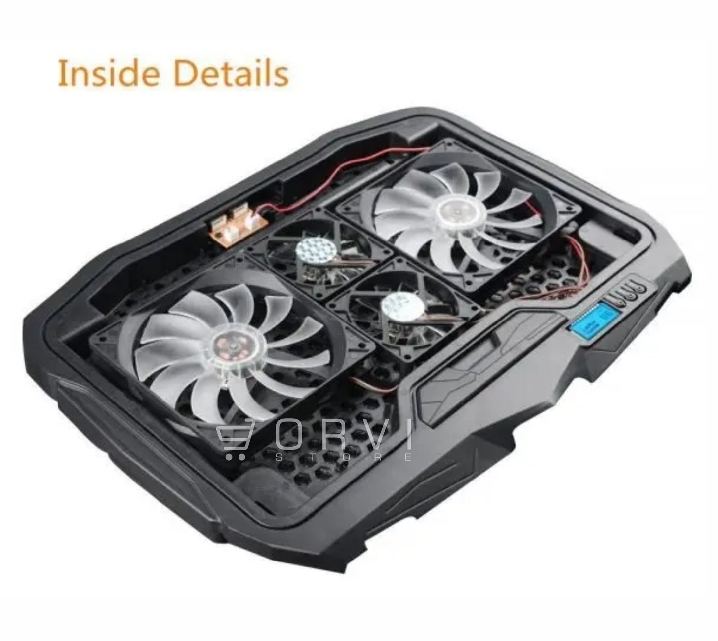 Base Gamer Refrigerante De Portátil 6 Niveles 4ventiladores