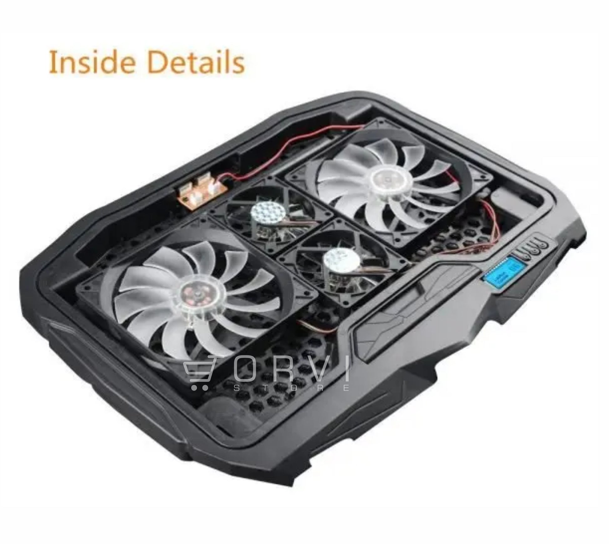 Base Gamer Refrigerante De Portátil 6 Niveles 4ventiladores