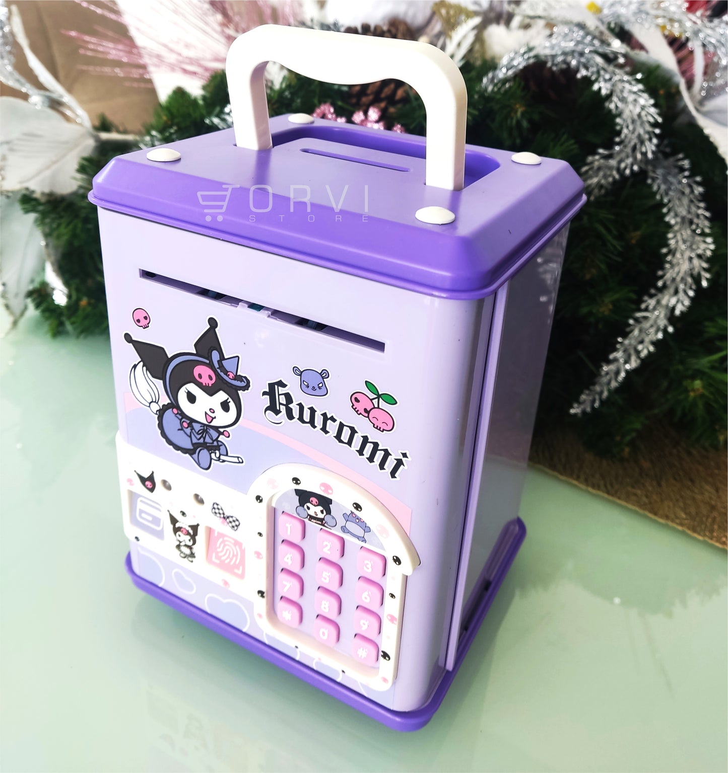 Alcancía Electrónica Roba Billetes Caja Fuerte Con Clave 6