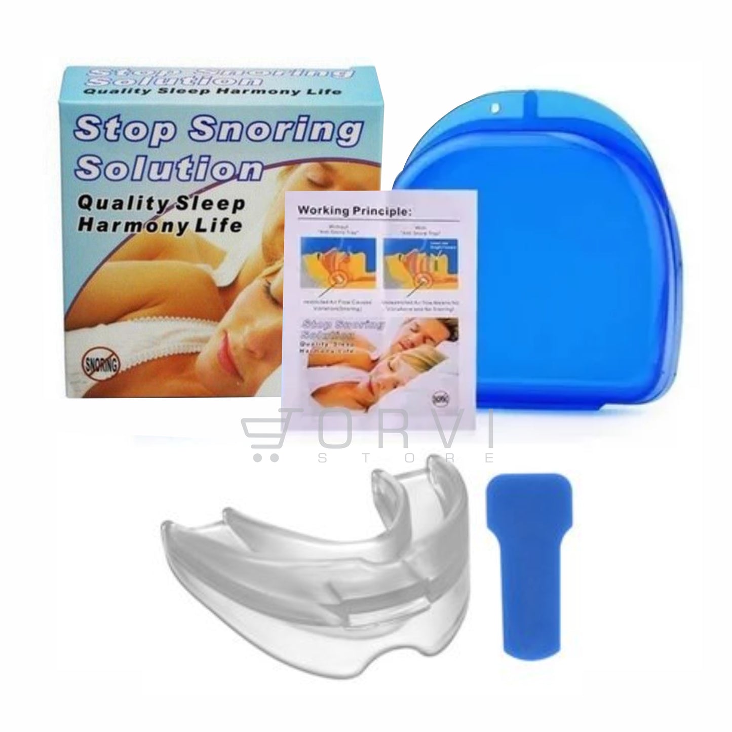 Antironquido Y Bruxismo Protector De Dientes Moldeable Doble