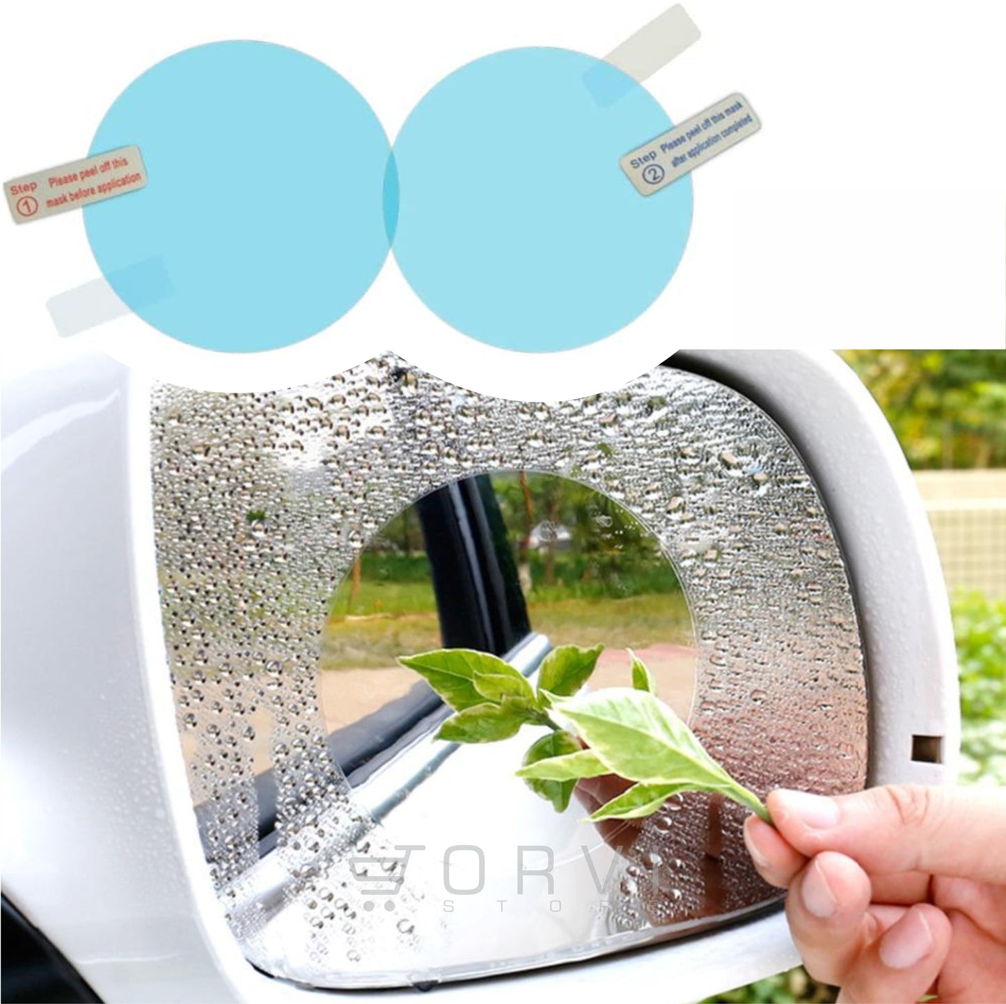 Antiempañante Espejos Retrovisor Carro Moto Protector Lluvia