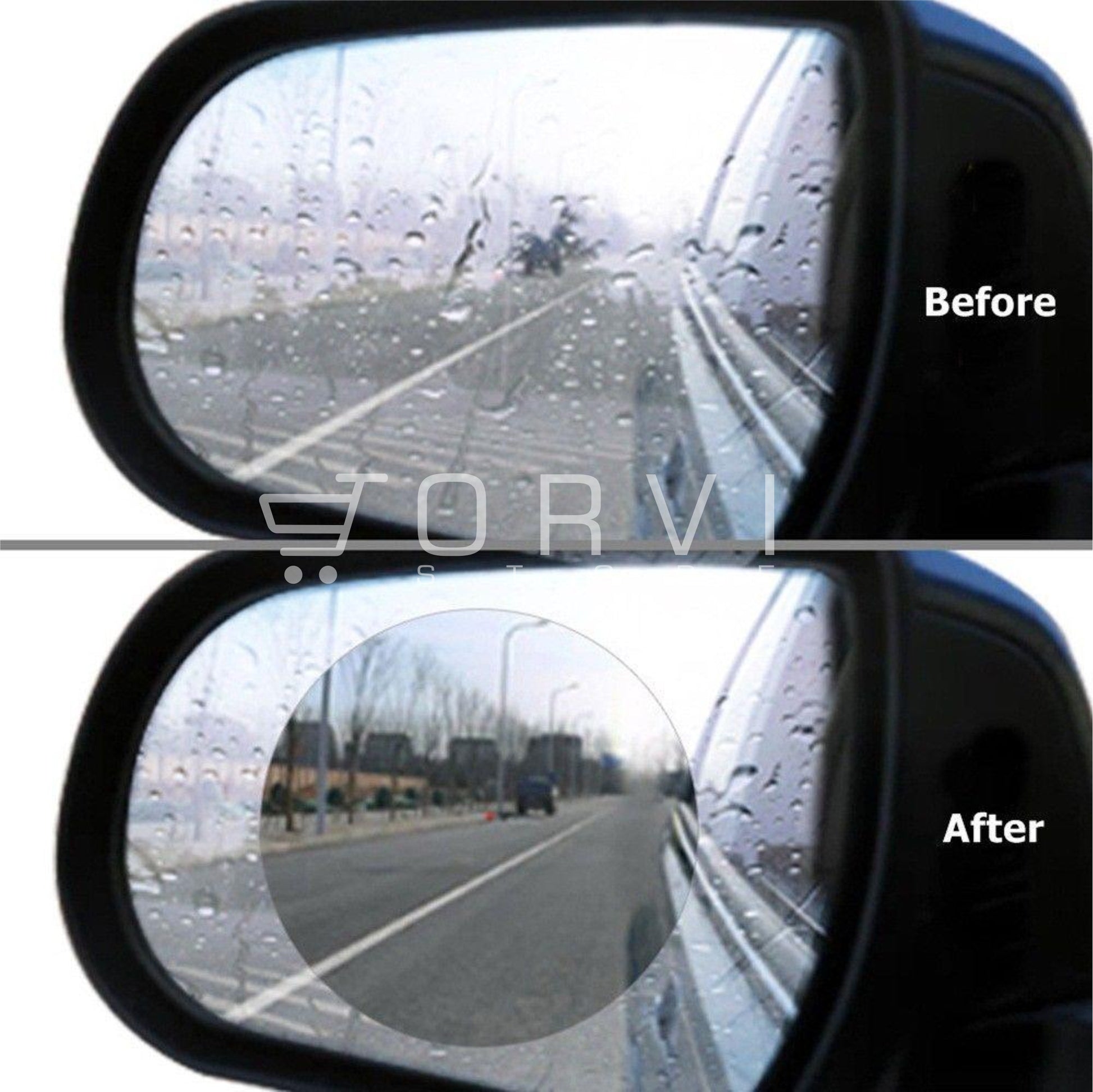 Antiempañante Espejos Retrovisor Carro Moto Protector Lluvia