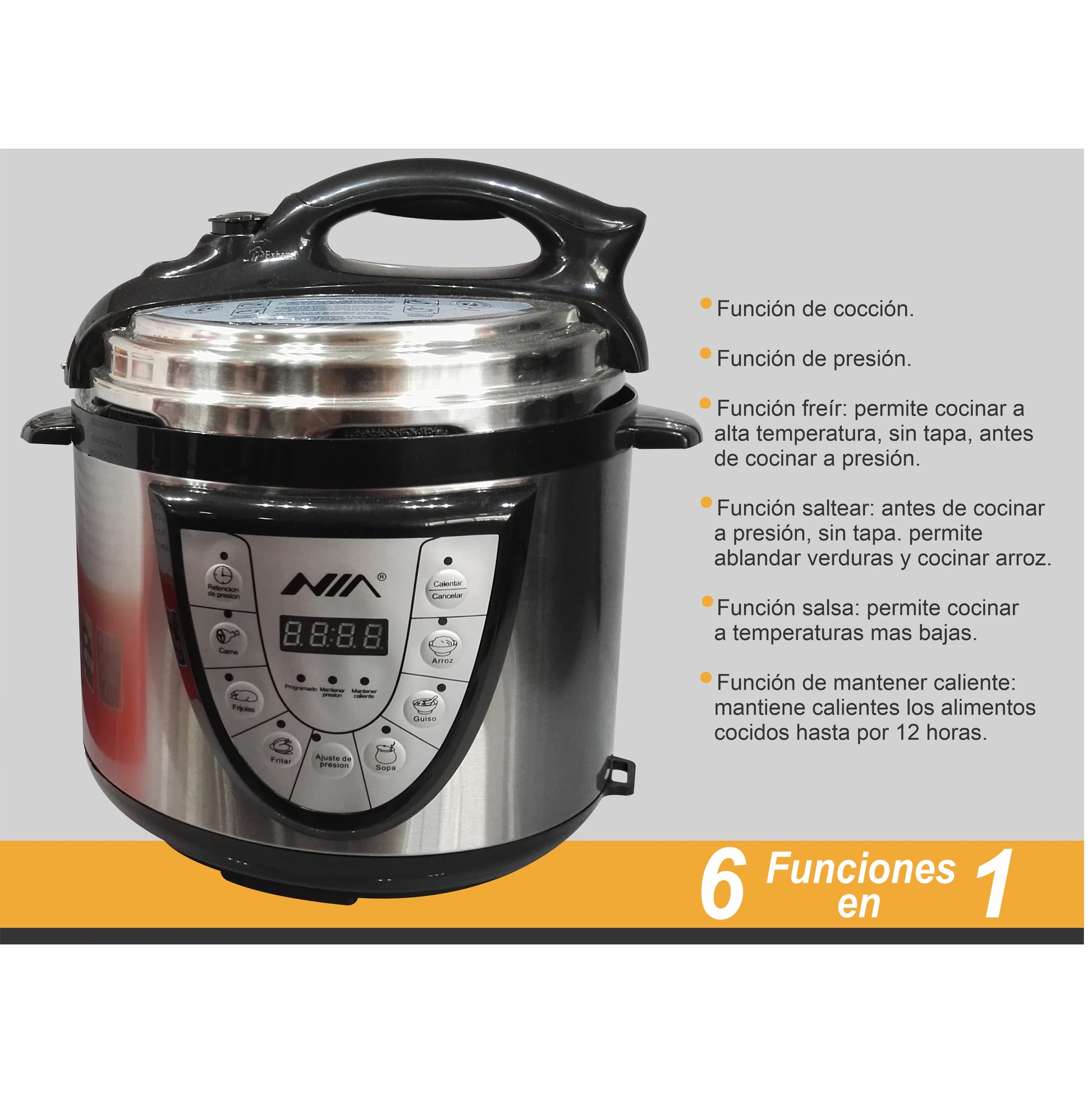 Olla Multifuncional De 4 Litros Nia