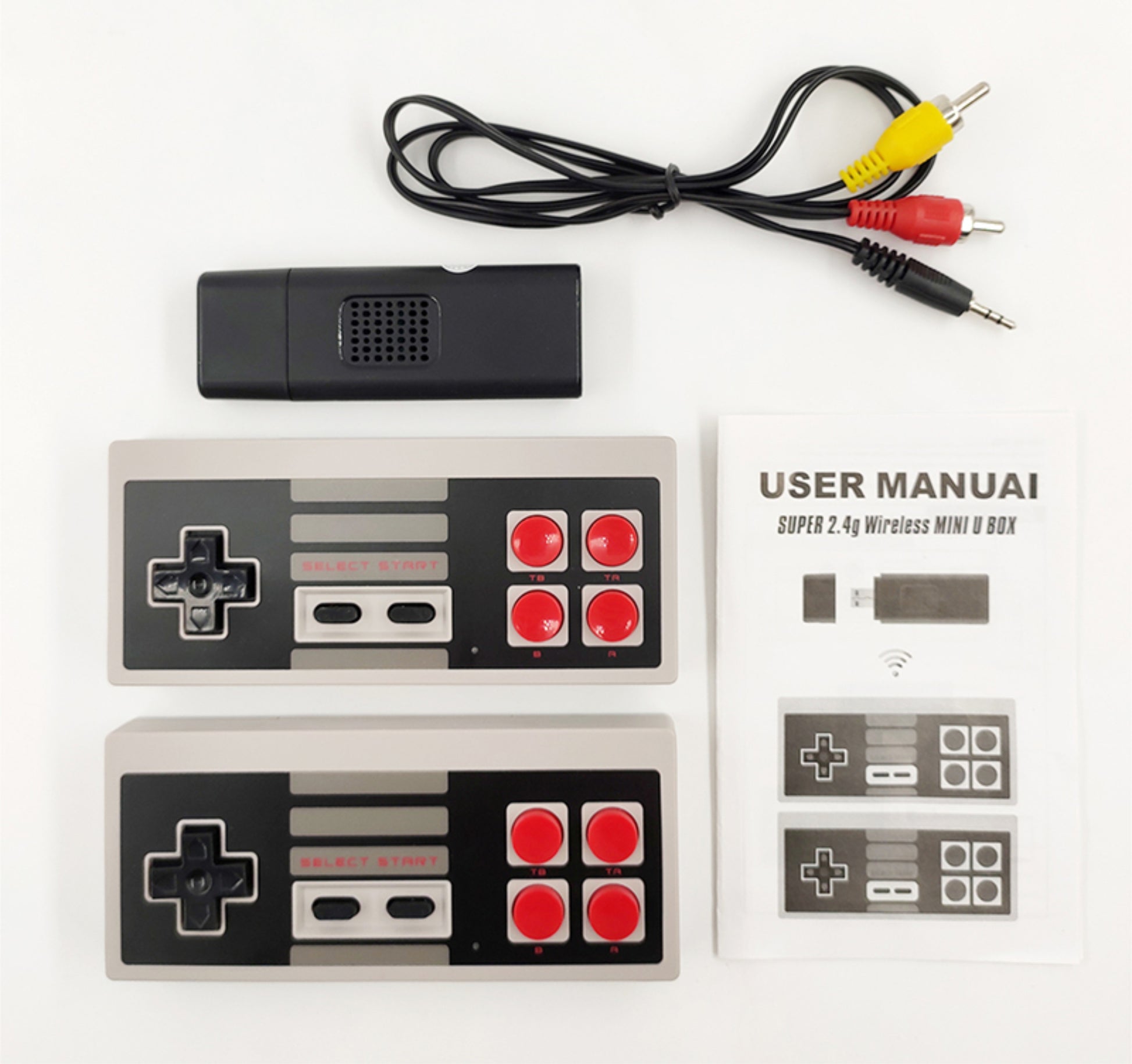 Consola Inalambrica Usb Portatil Videojuegos Clásicos Retro