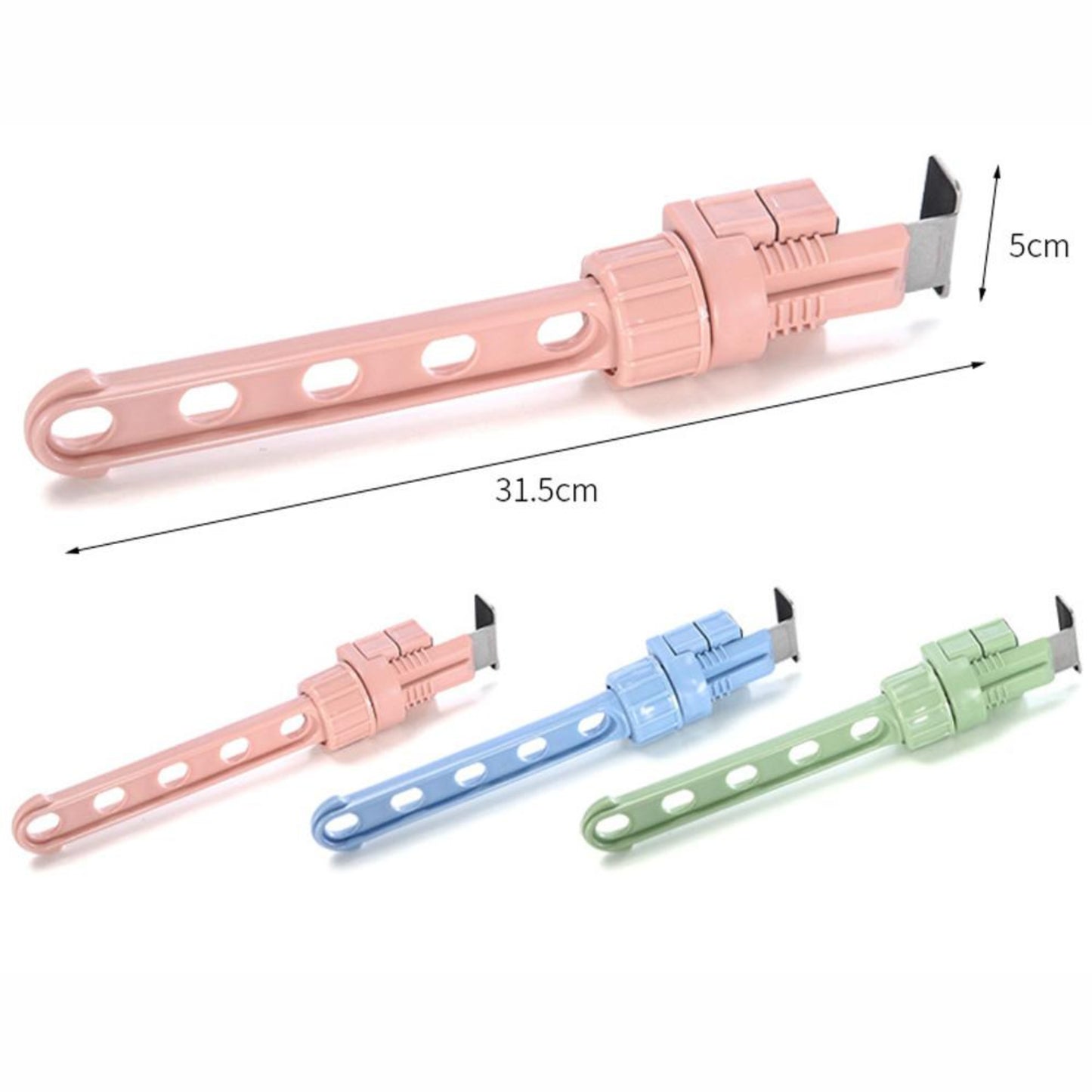 Porta Ganchos Para Ropa Ajustable Ventana Colgante Percha