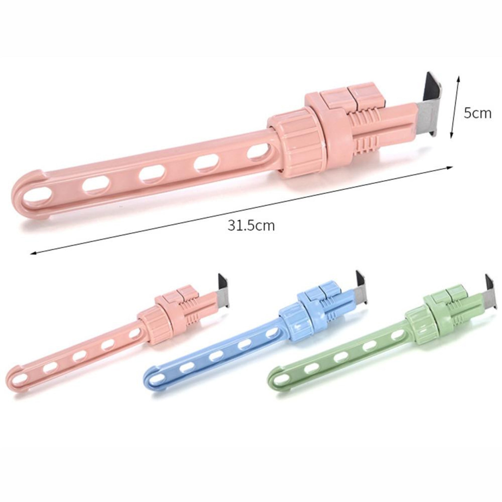 Porta Ganchos Para Ropa Ajustable Ventana Colgante Percha