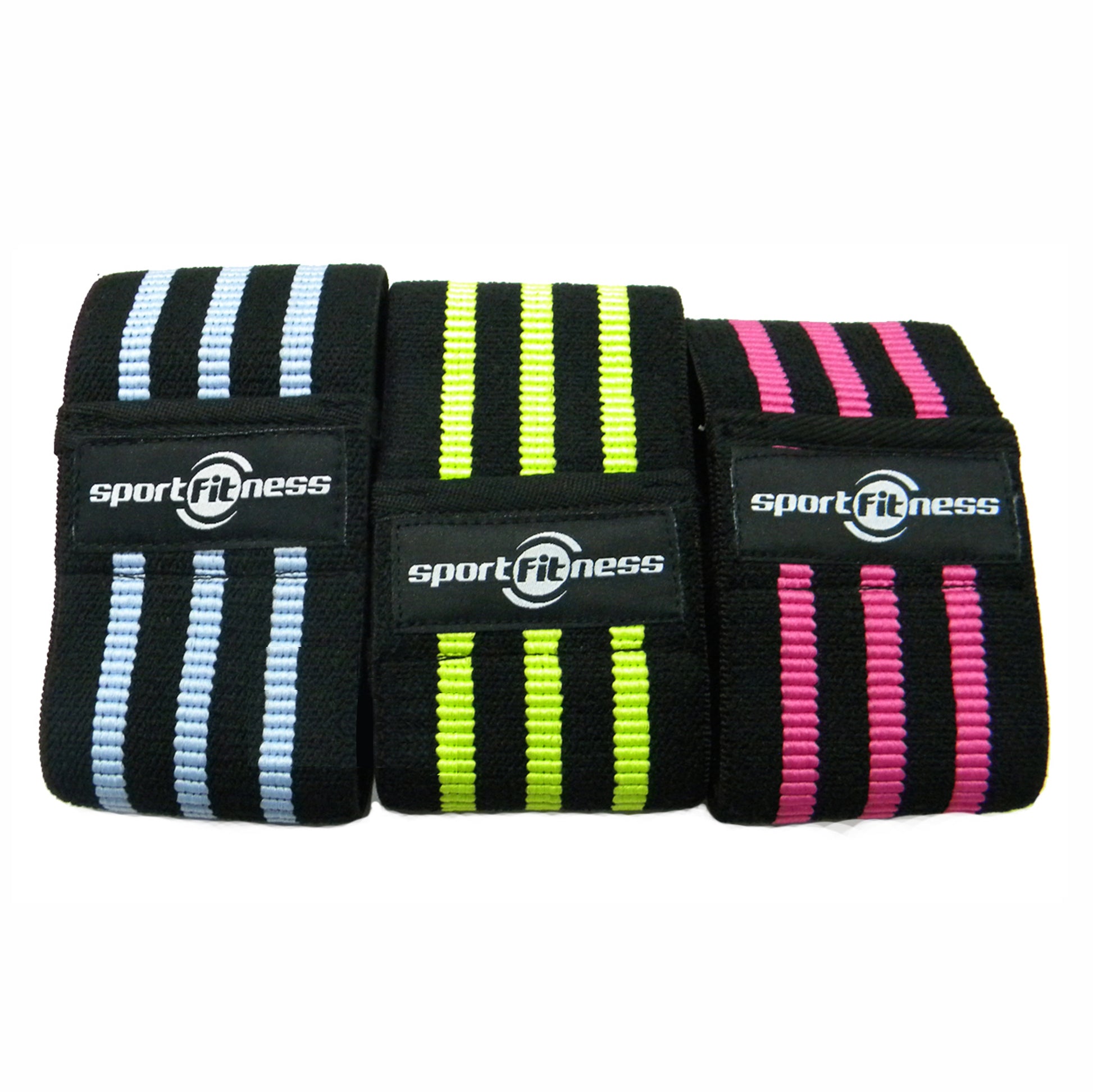 Kit Bandas Elásticas De Tela Resistencias x3 Sportfitness
