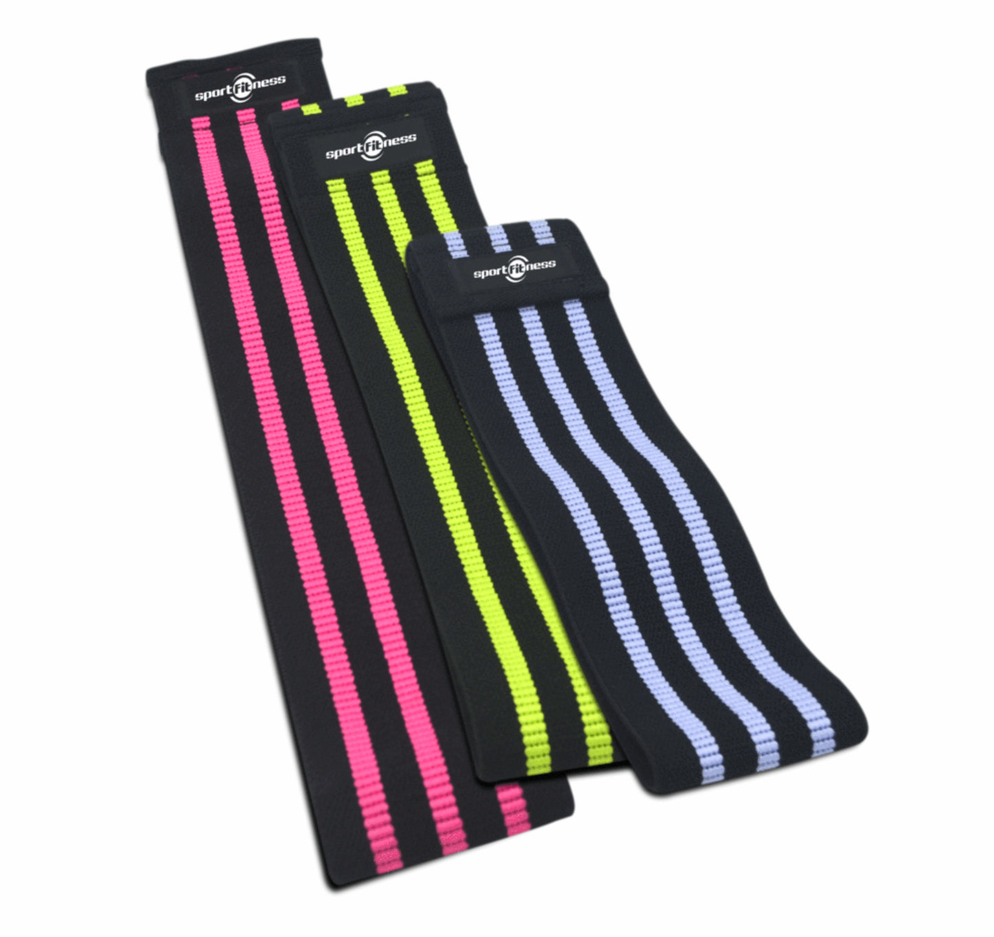 Kit Bandas Elásticas De Tela Resistencias x3 Sportfitness