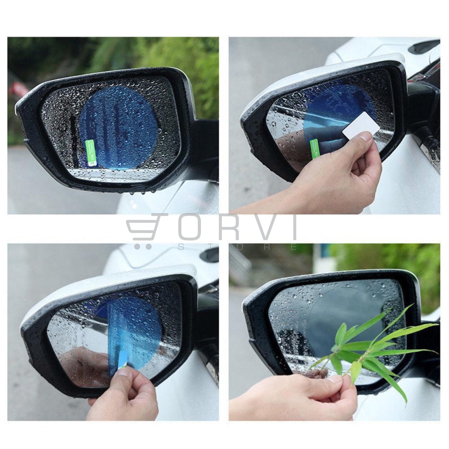 Antiempañante Espejos Retrovisor Carro Moto Protector Lluvia