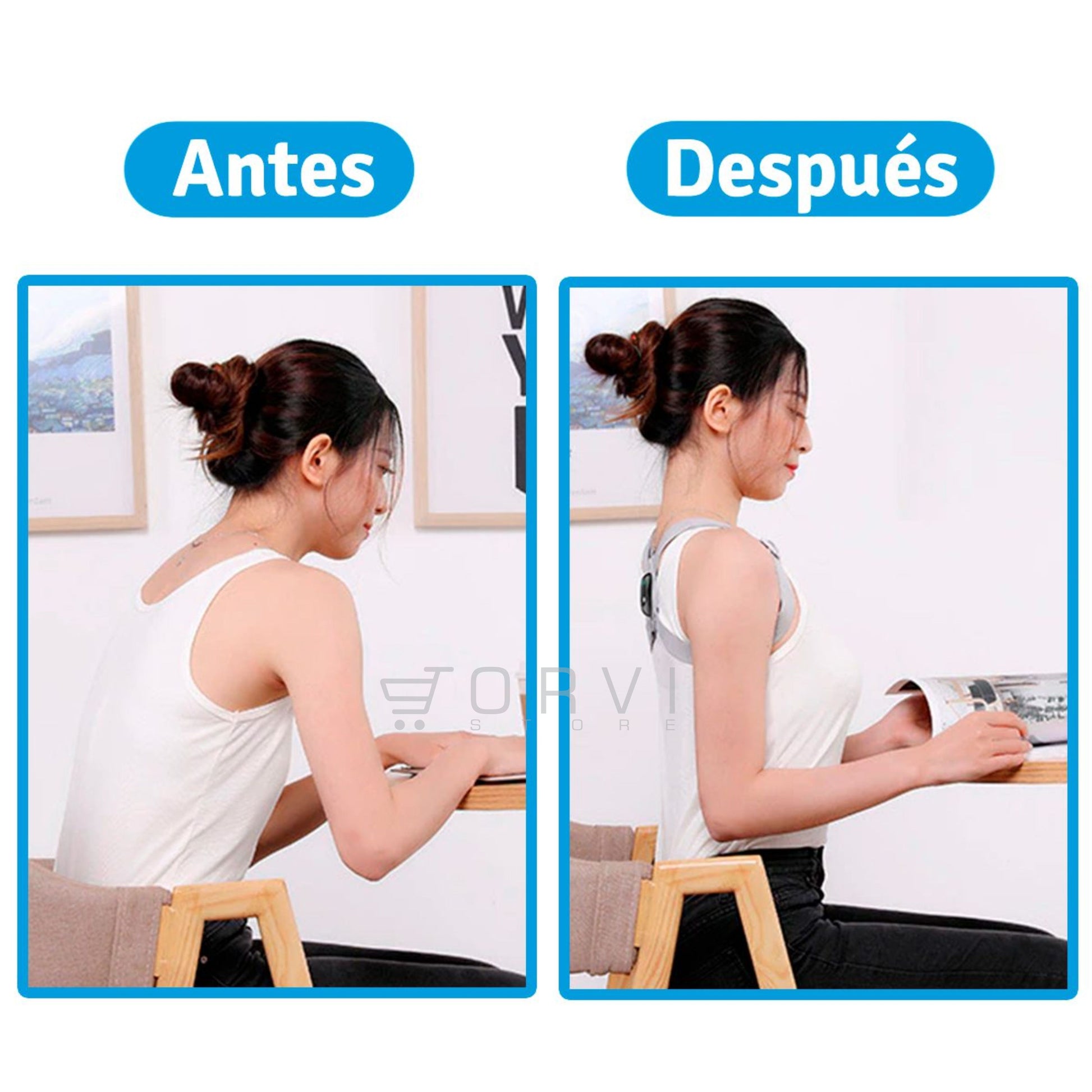 Corrector De Postura Inteligente Ajustable Recargable