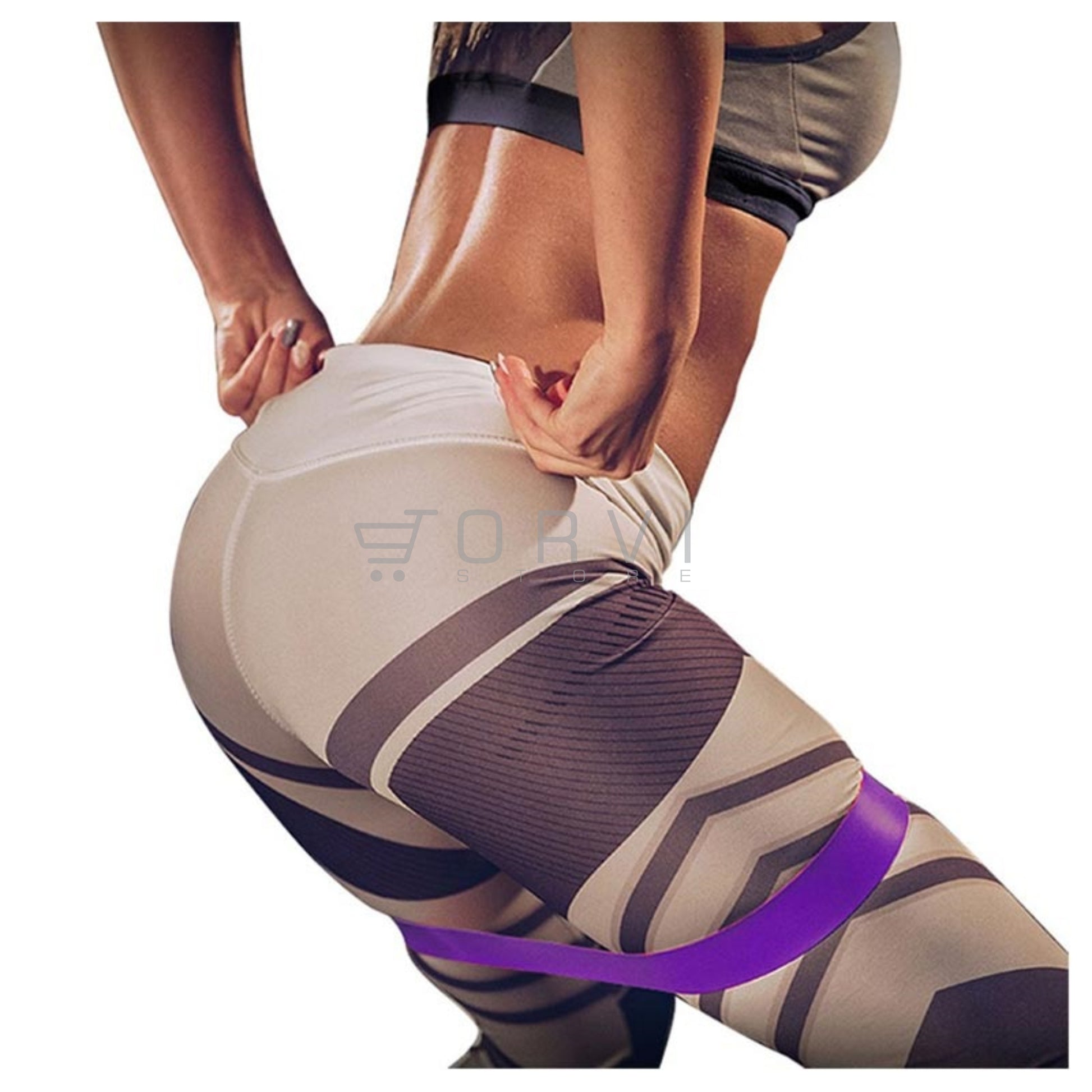 Bandas Elásticas Cerradas Kit X5 Ejercicio Resistencia Gym