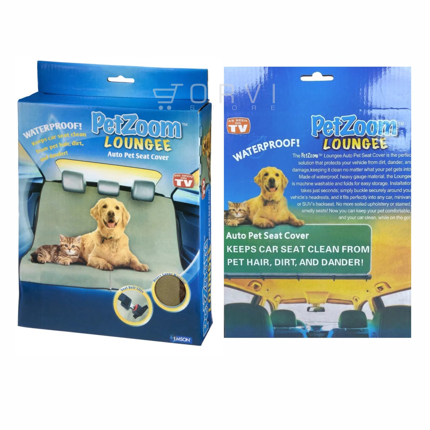 Forro Protector Sillas Carro Mascotas Perro Petzoom Loungee