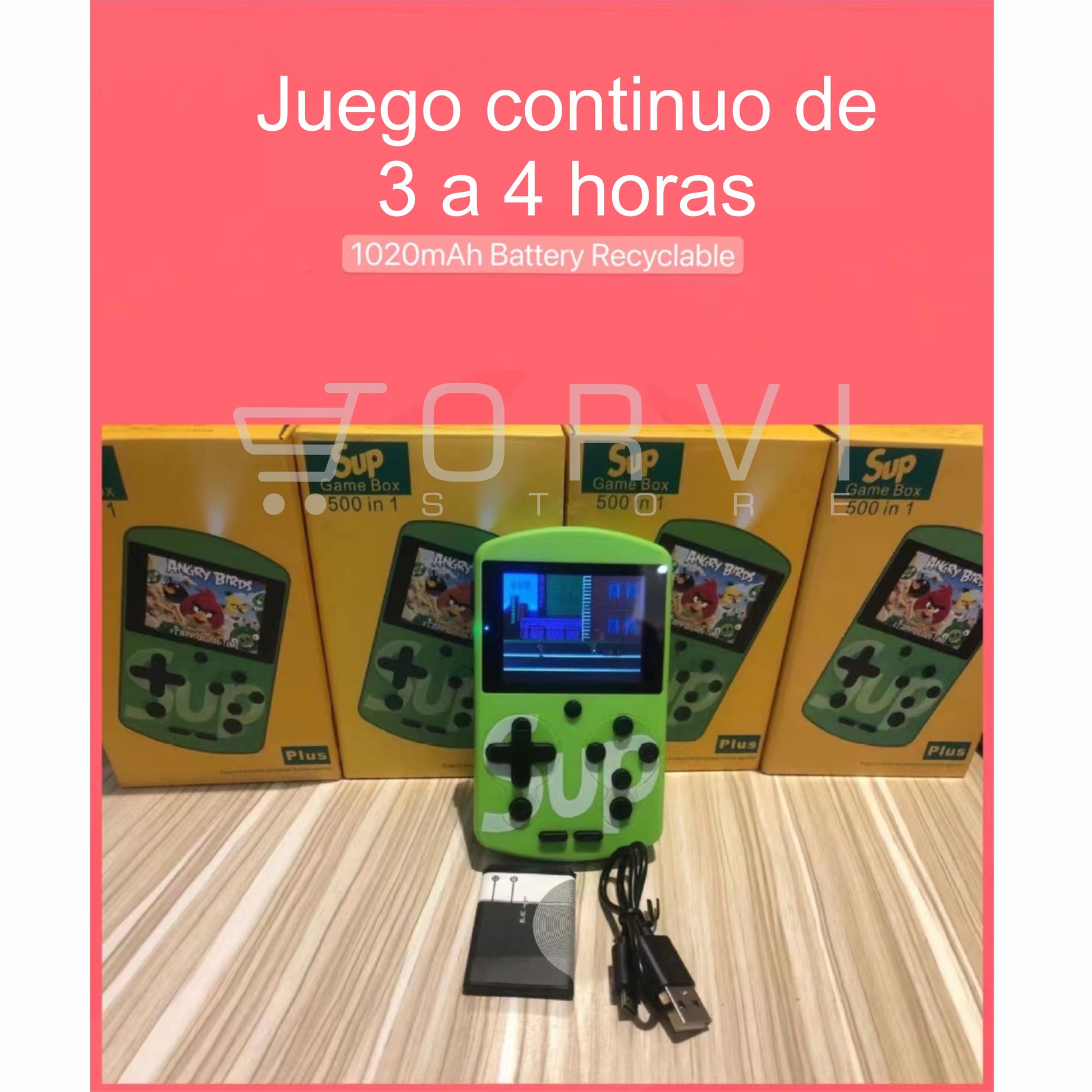 Game Boy Sup Portatil Retro Family Game Mini 500 Juegos