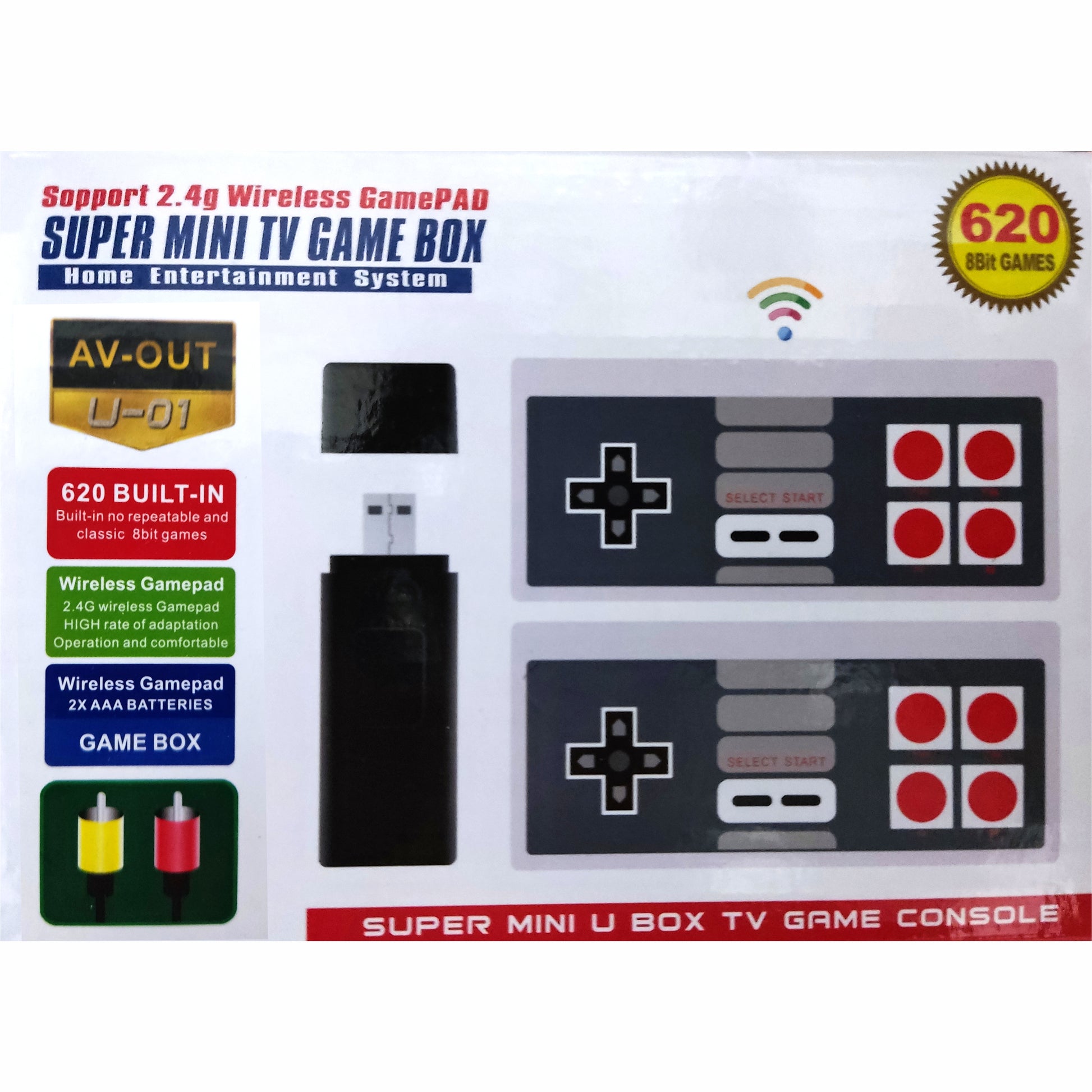 Consola Inalambrica Usb Portatil Videojuegos Clásicos Retro