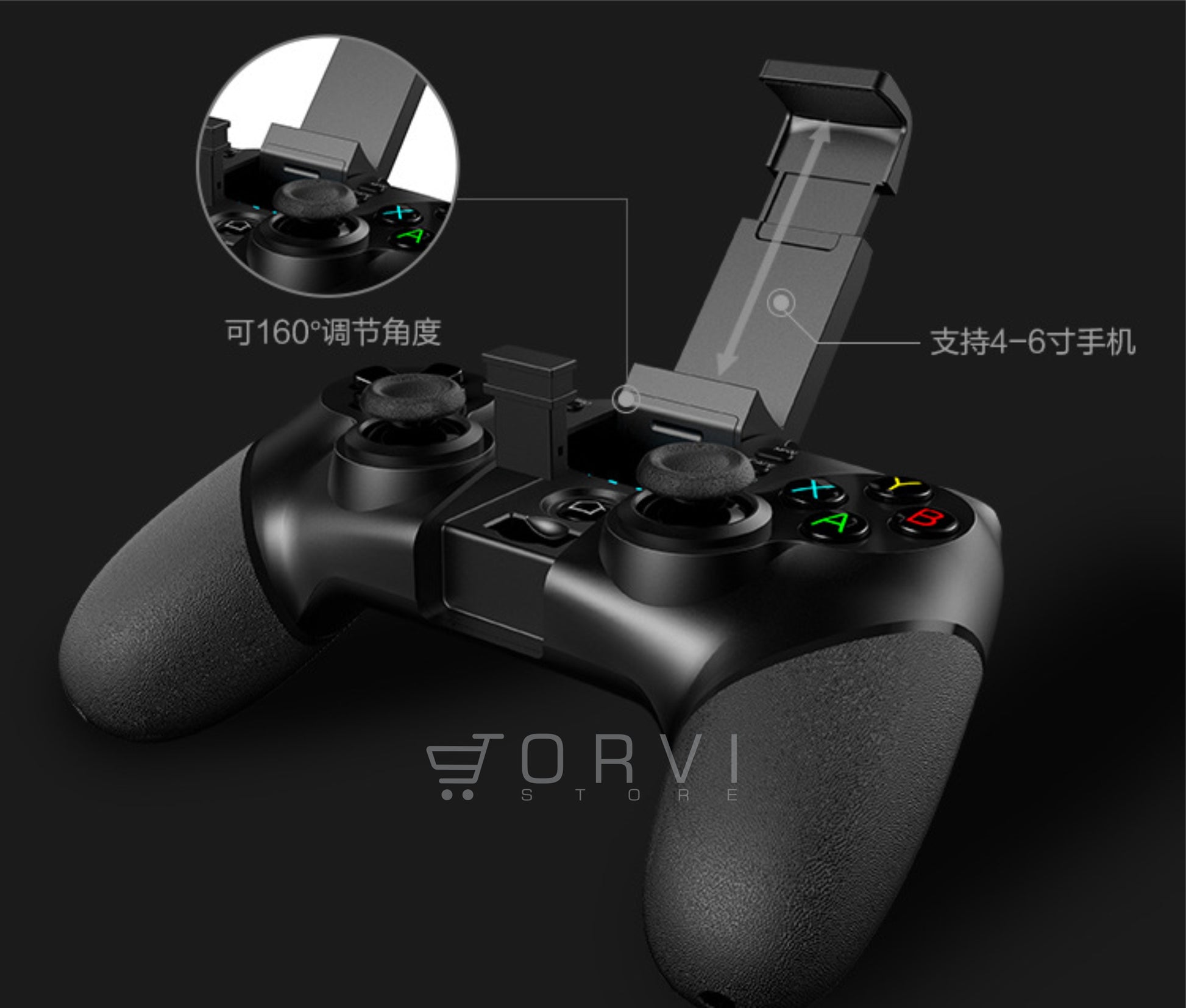 Control Game Pad Wireless Android Windows Pc Nia PG 9076 con Vibración