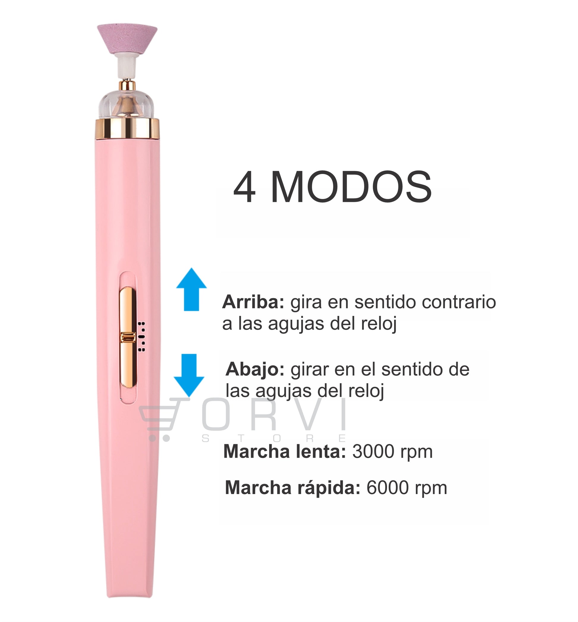 Pulidor Limador De Uñas Eléctrico Recargable Manicure Kit
