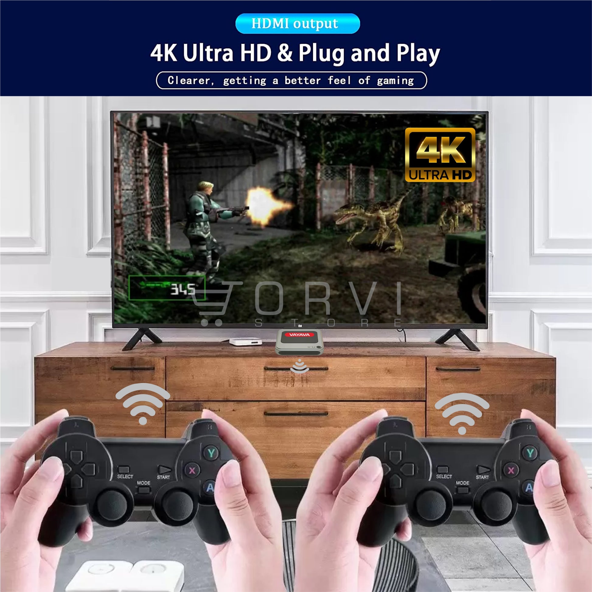 Consola Videojuego Retro Hdmi 4k Game Box G7 + Tv Box 2.4g