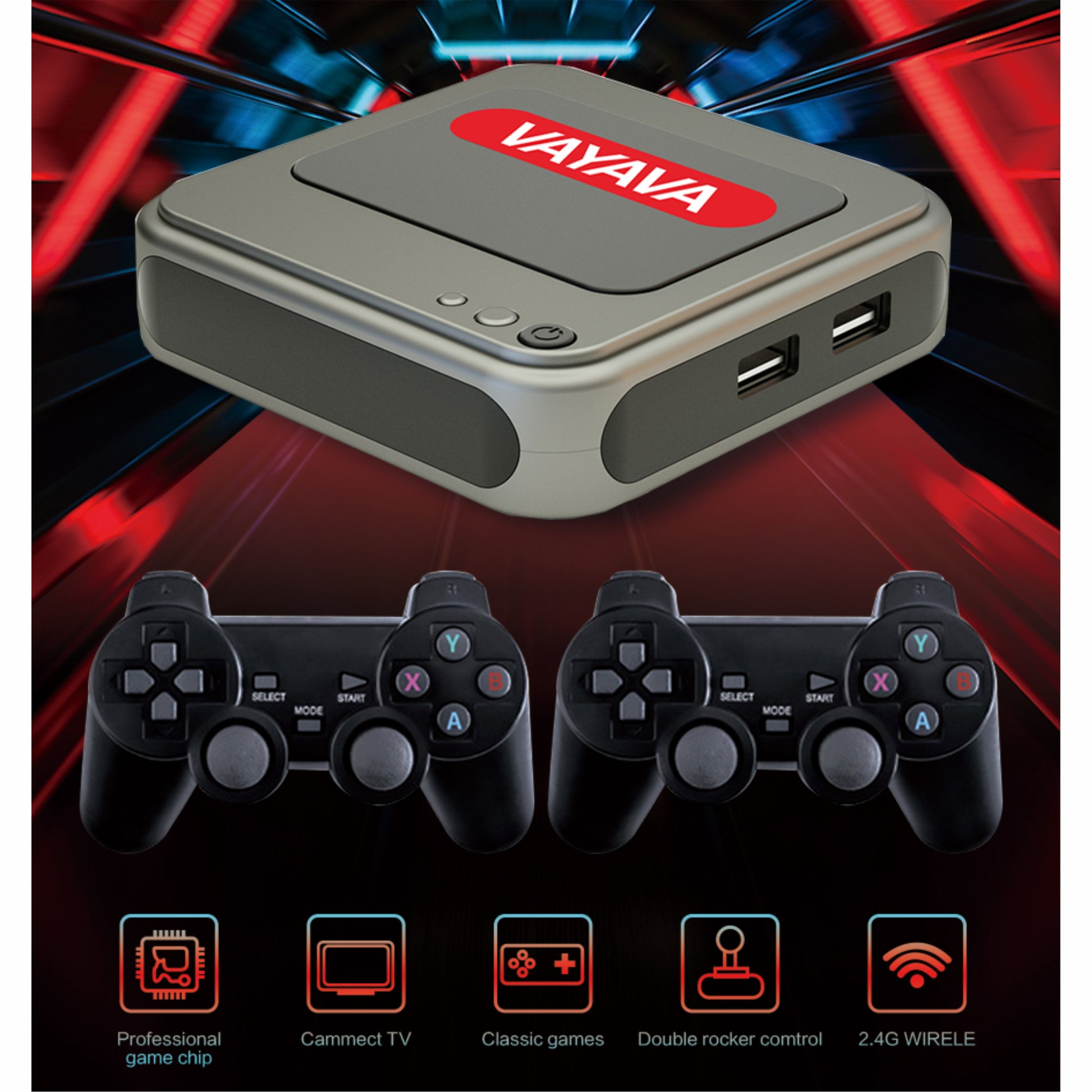 Consola Videojuego Retro Hdmi 4k Game Box G7 + Tv Box 2.4g