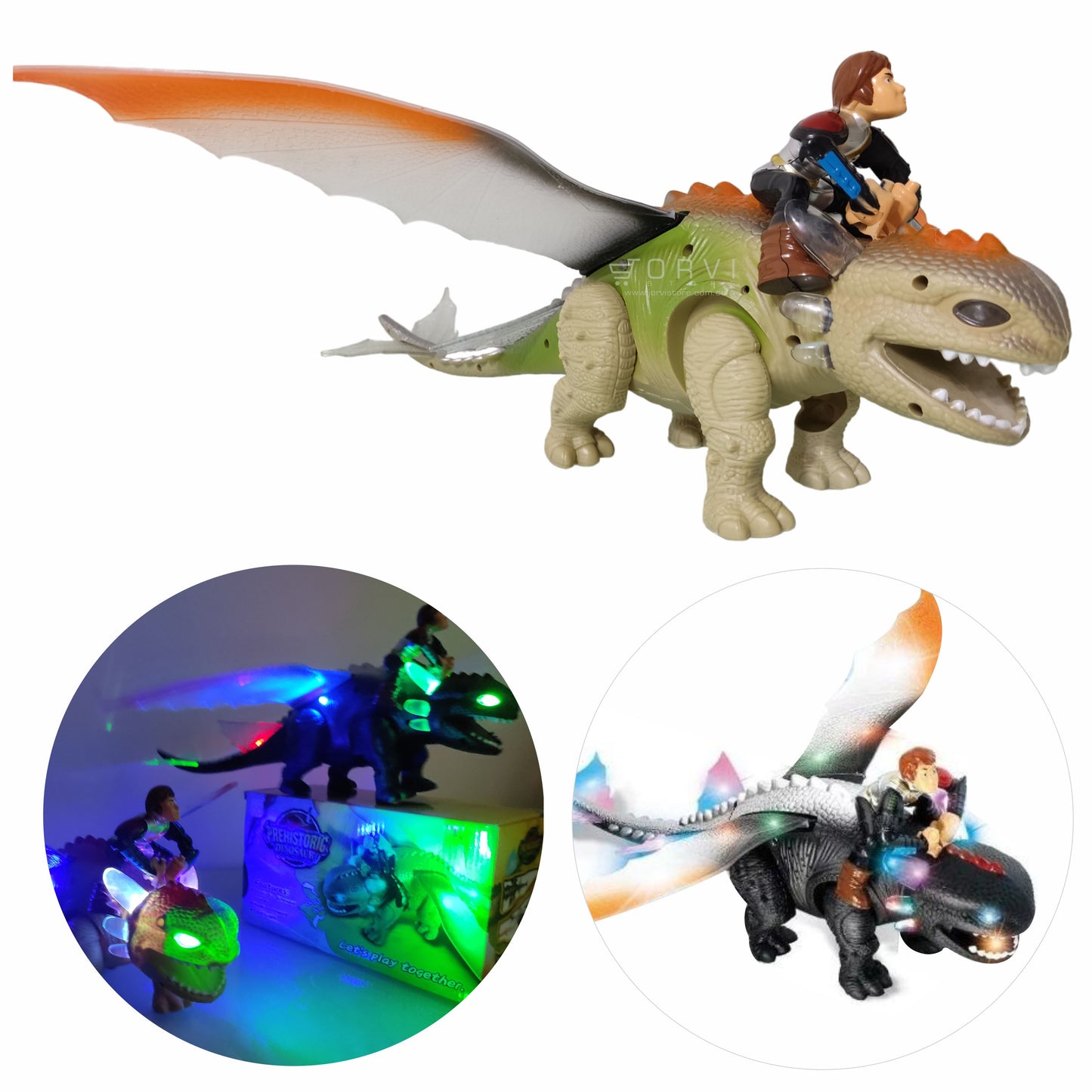 Dinosaurio Juguete Como Entrenar Un Dragon Chimuelo Luces