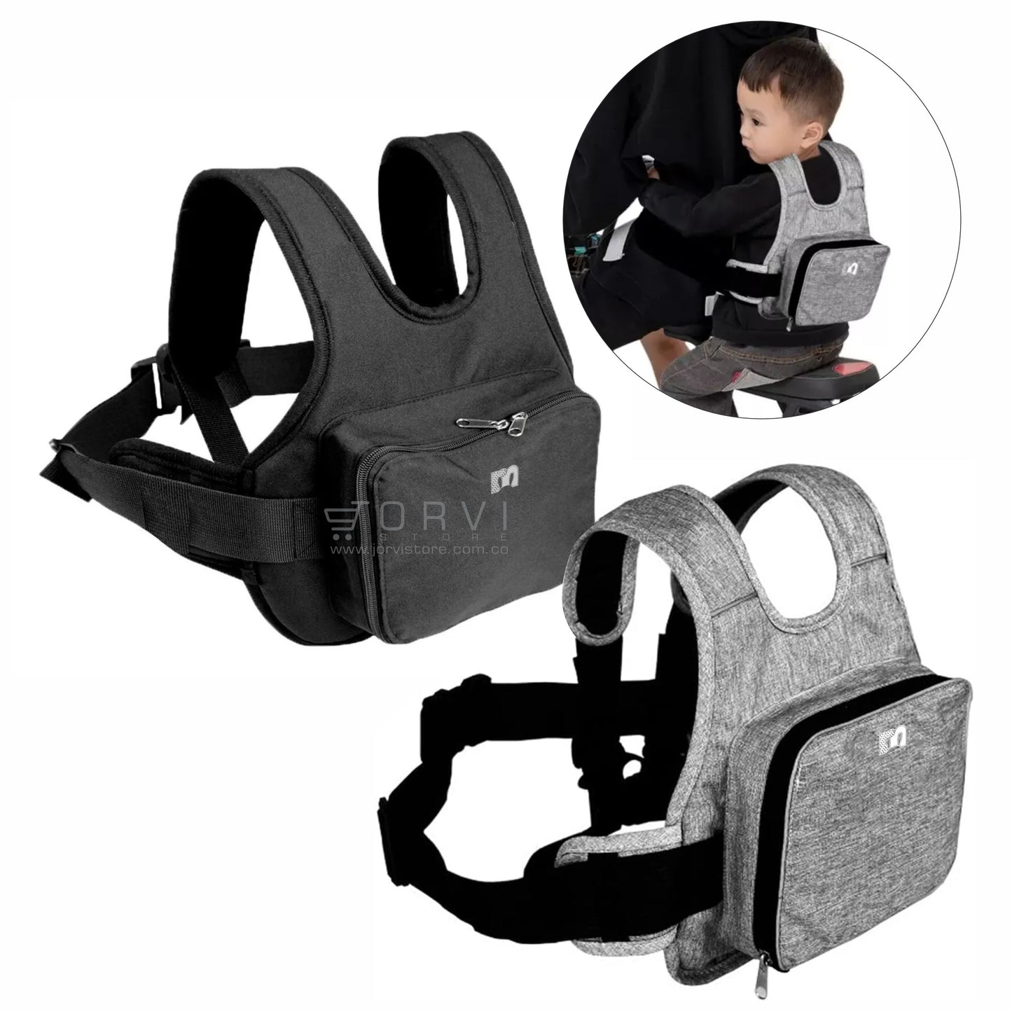 Cinturon Chaleco De Seguridad Para Niños En Moto Baby - Belt Moto