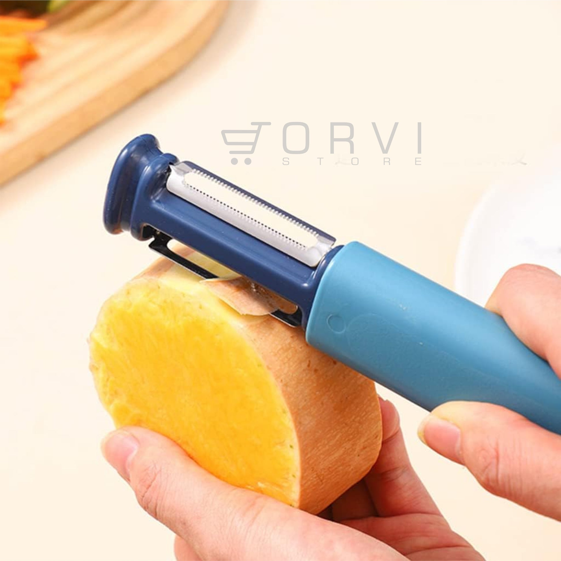 Afilador Cuchillos Y Pelador Verduras Y Frutas 2 En 1 Cocina