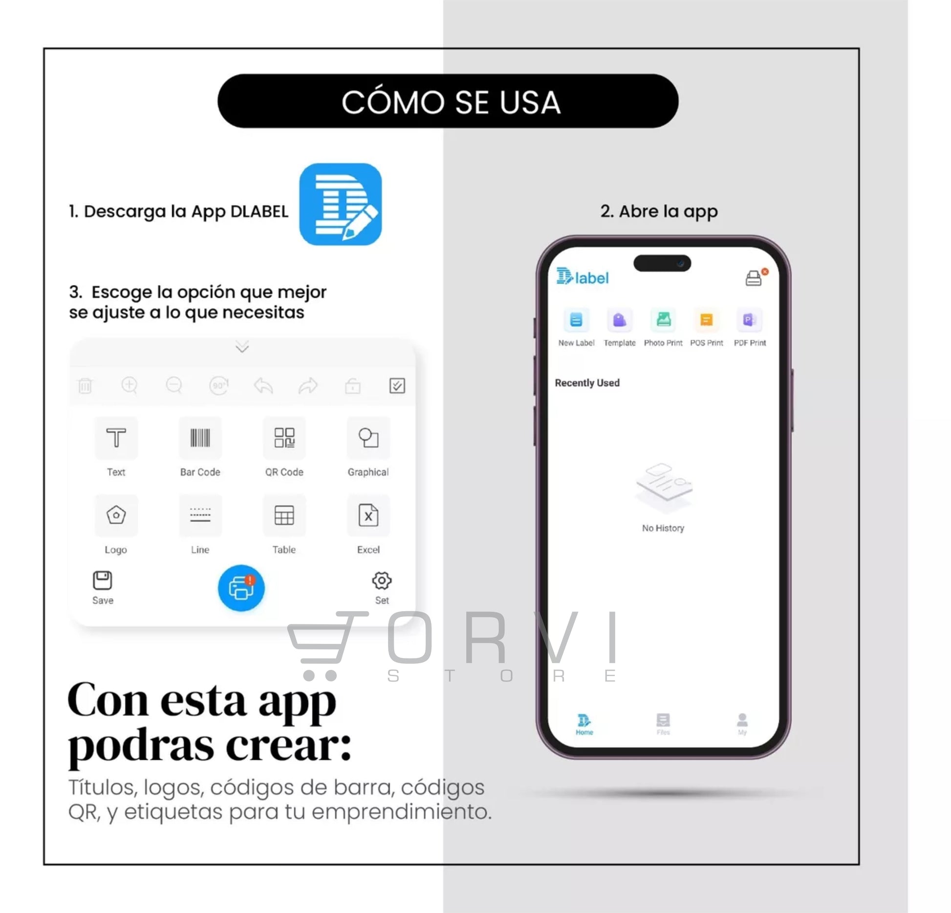 Impresora Termica Portatil Celular Etiquetas Adhesivos Label