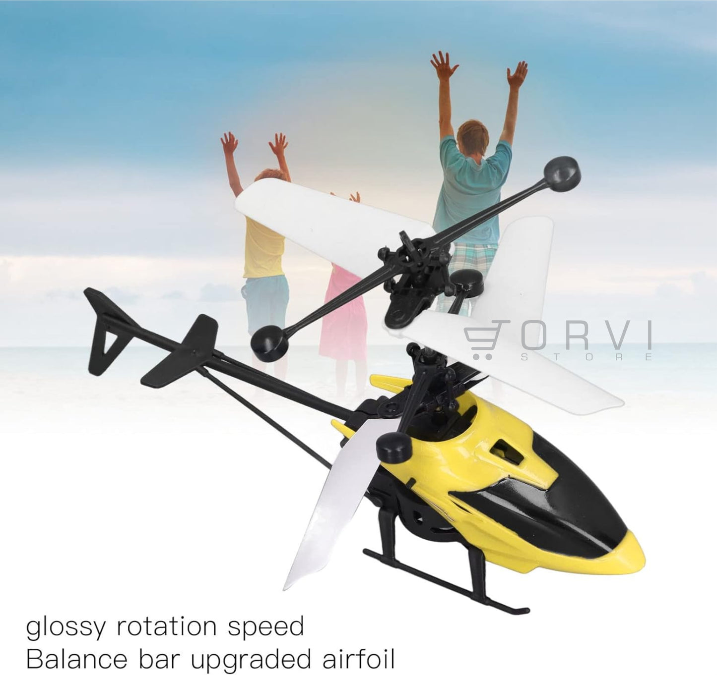 Helicóptero Dron Sensor Mano Sin Control Recargable