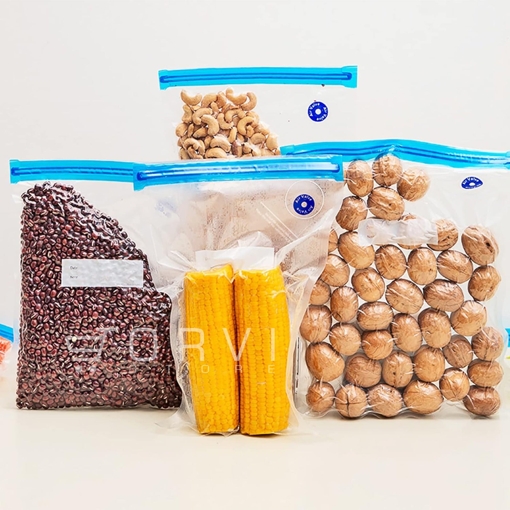 Bolsas Empaque Al Vacío Alimento Hermetico Bomba Eléctrica