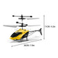 Helicóptero Dron Sensor Mano Sin Control Recargable