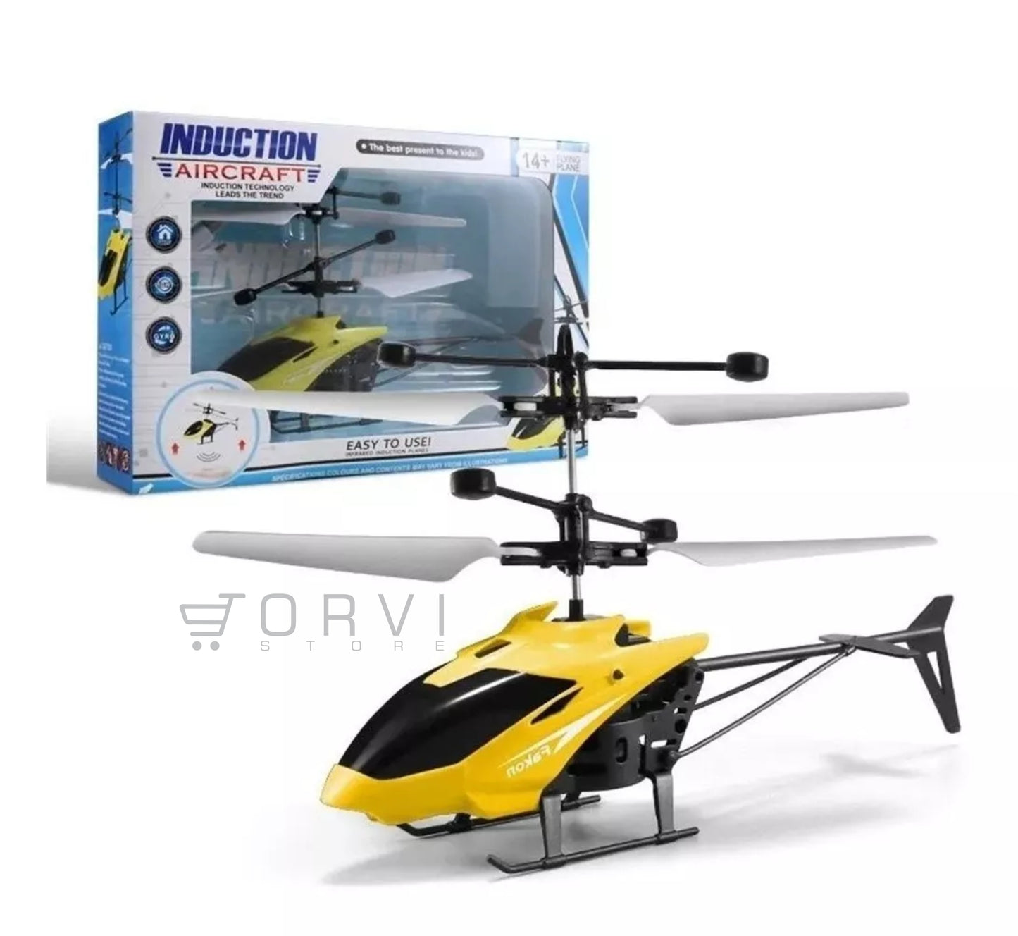 Helicóptero Dron Sensor Mano Sin Control Recargable