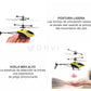 Helicóptero Dron Sensor Mano Sin Control Recargable