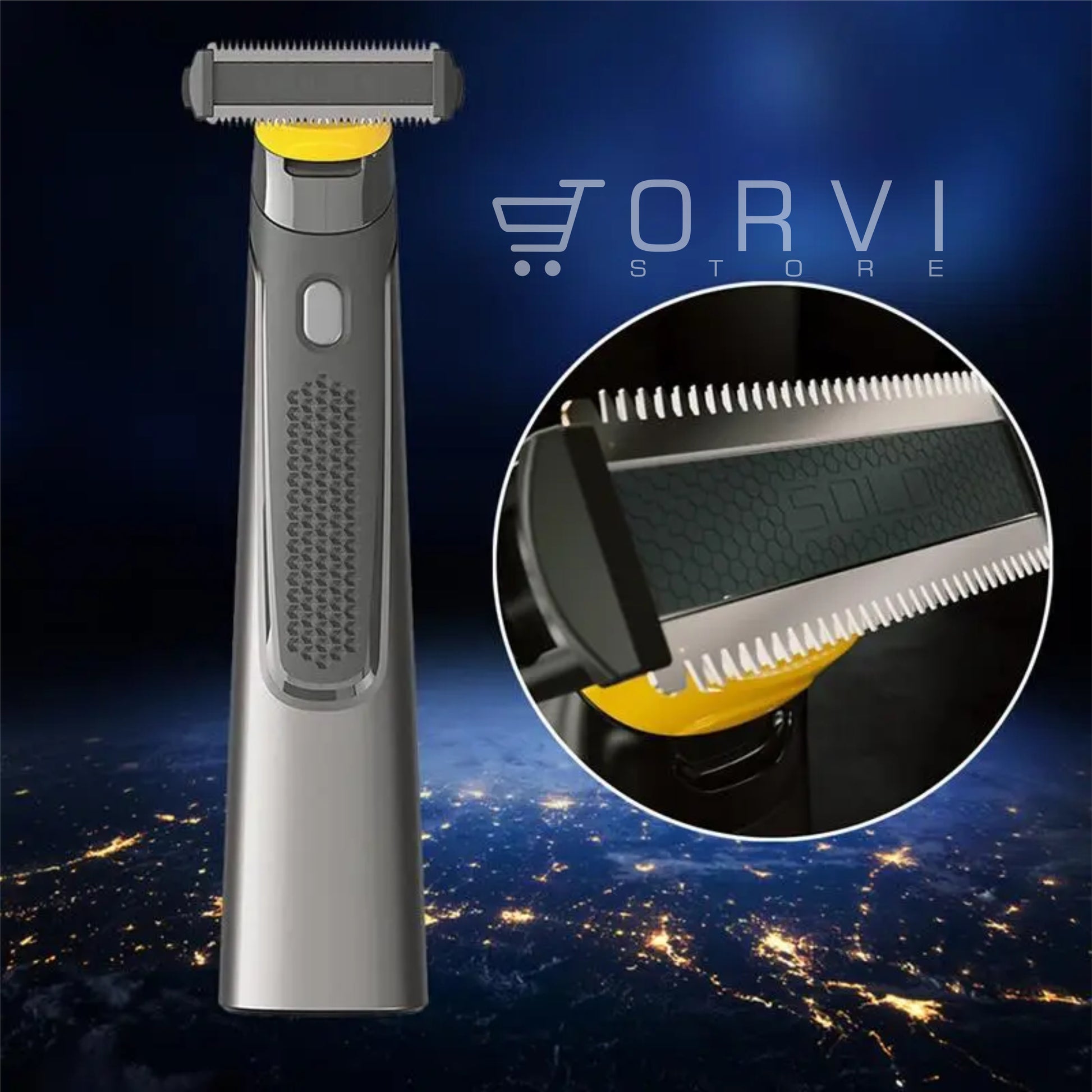 Maquina Afeitadora Micro Trimmer Recargable Barba Cuerpo