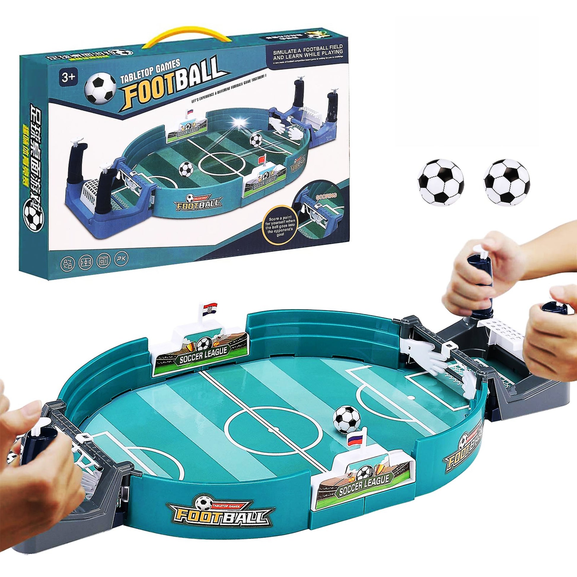 Juego Mesa Futbol Interactivo Futbolín Tabletop Football