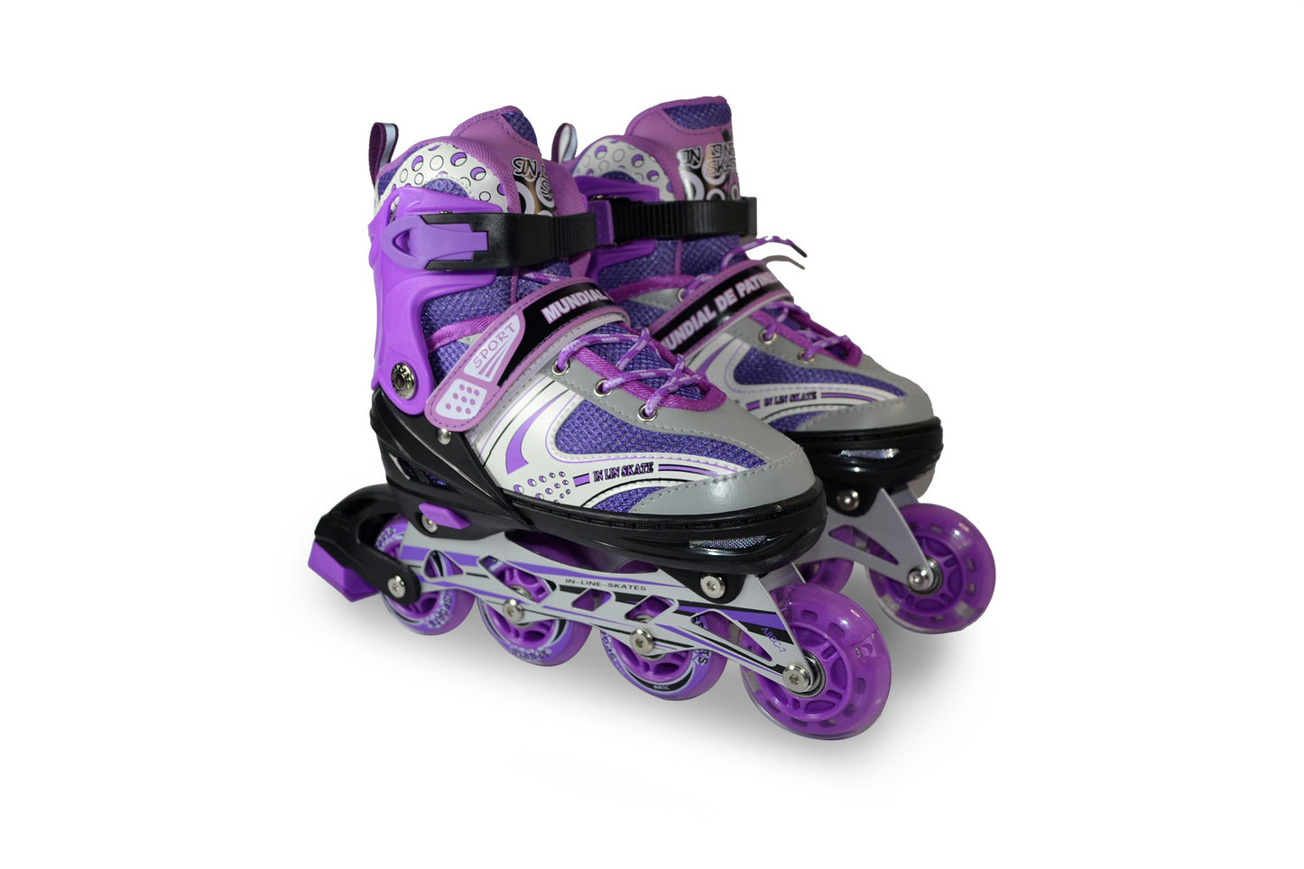 Patines Para Niños Semiprofesionales con Ruedas Ajustables +Kit de Protección
