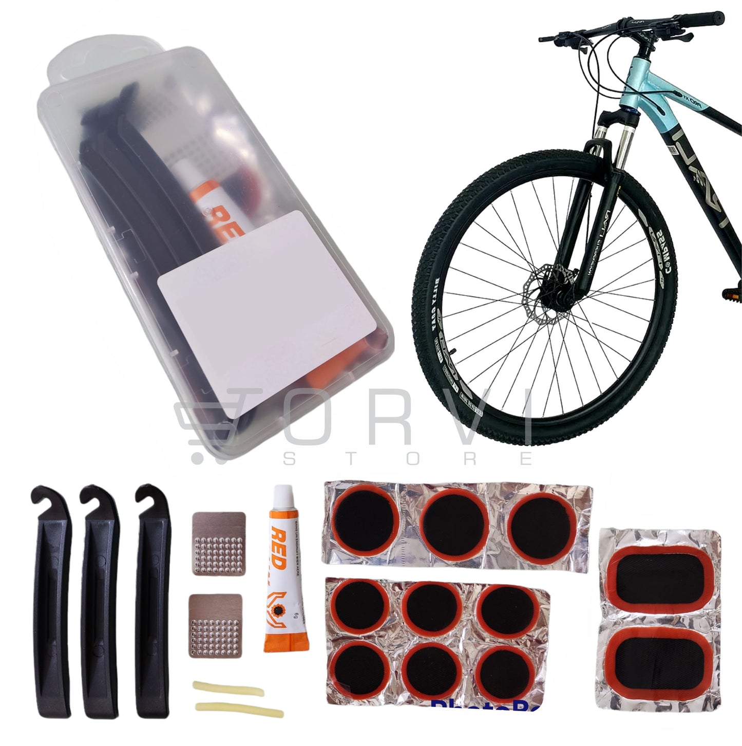 Kit Herramienta Bicicleta Multi Despinche Estuche Despinchar