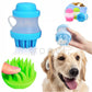 Cepillo Baño Dispensador Gato Perro Mascota Shampoo Masaje