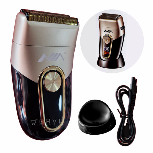Maquina Afeitadora Barbera Digital Recargable Barba Shaver