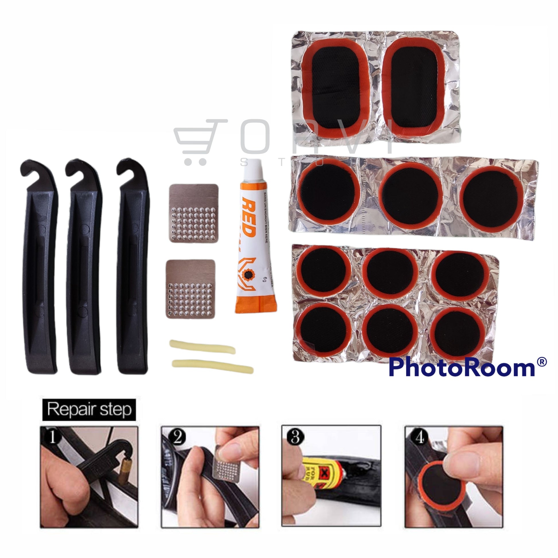 Kit Herramienta Bicicleta Multi Despinche Estuche Despinchar