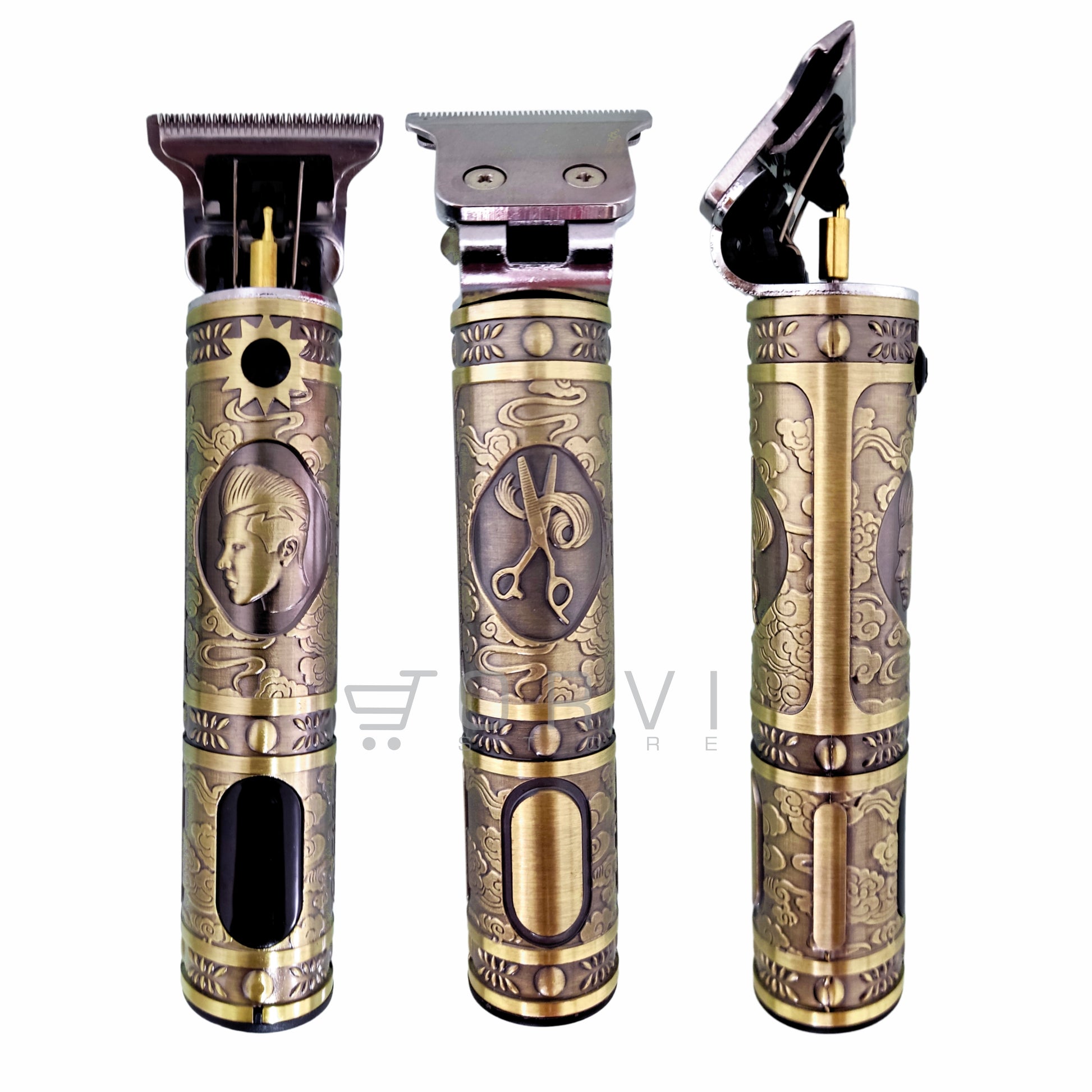 Maquina Patillera Barbera Recargable Hair Clipper Panel Led