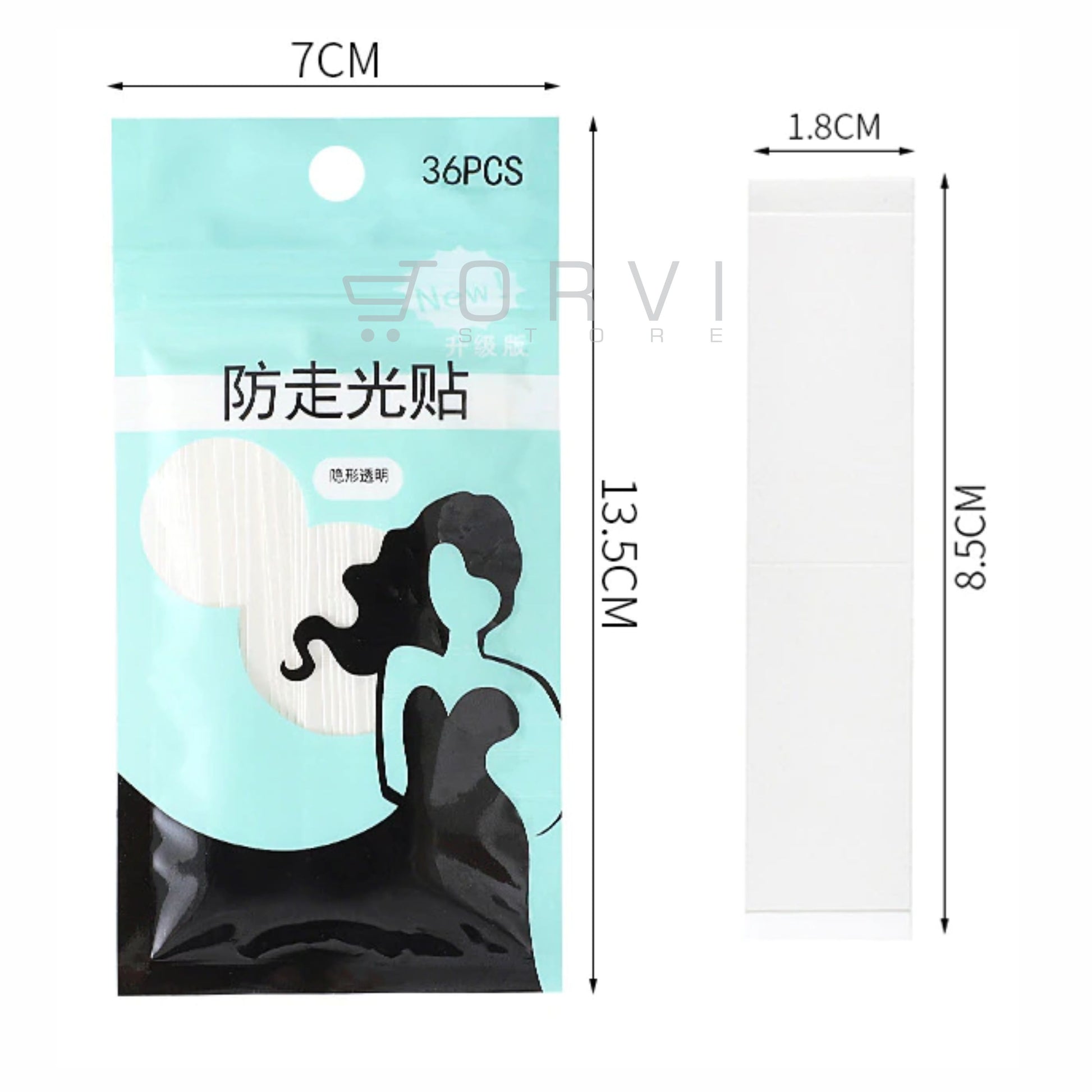 Cinta Adhesiva Invisible Ropa Doble Faz Body Tape Lenceria