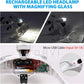 Gafas Lupa Visera Luz Led Recargable Lente Optivisor Aumento