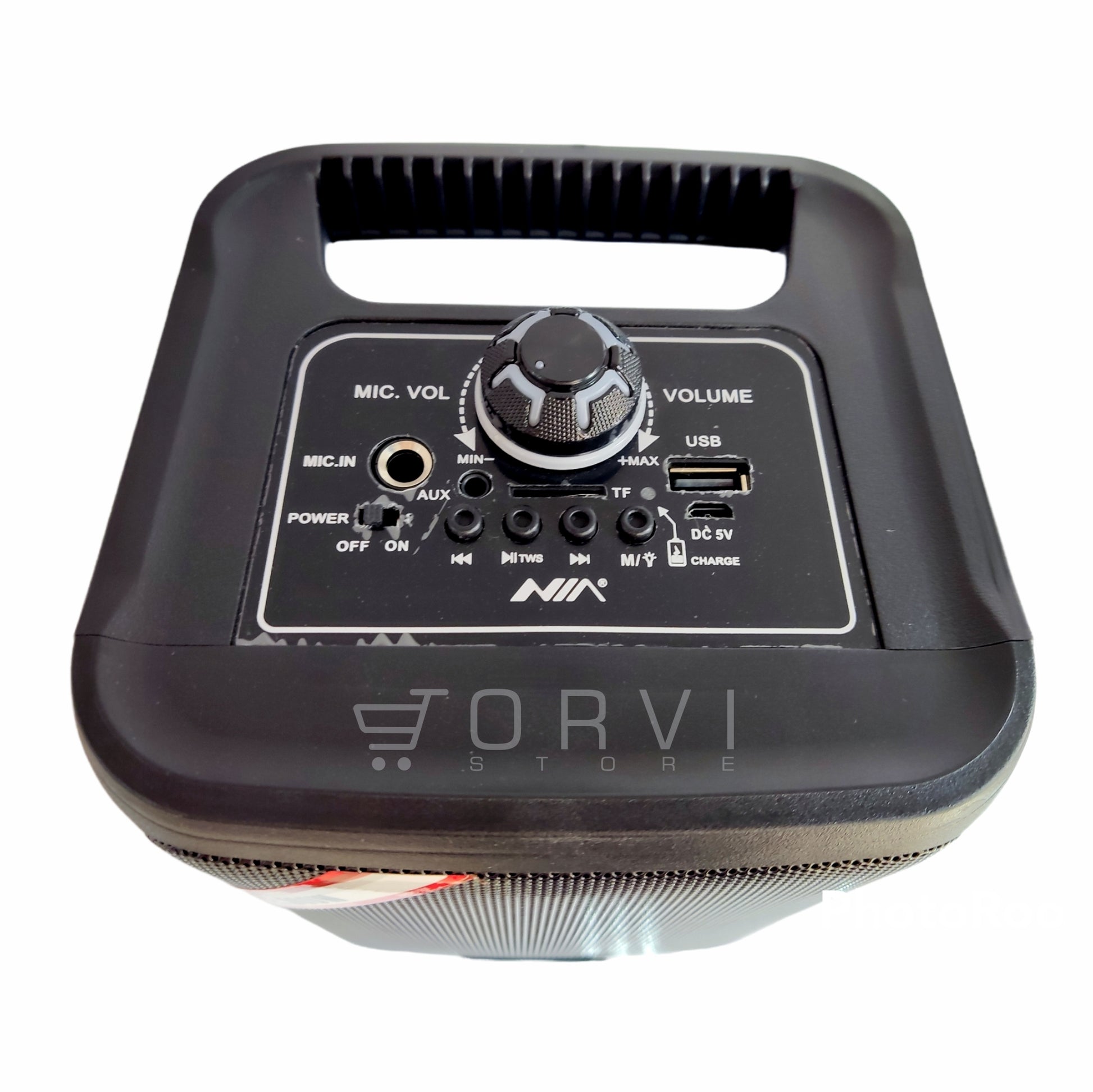 Parlante Cabina 4" Recargable Nia Radio Bluetooth Usb Sd