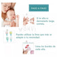 Lima Eléctrica de Uñas para Bebe Limador de 6 Cabezas adaptables Baby Nail Trimme